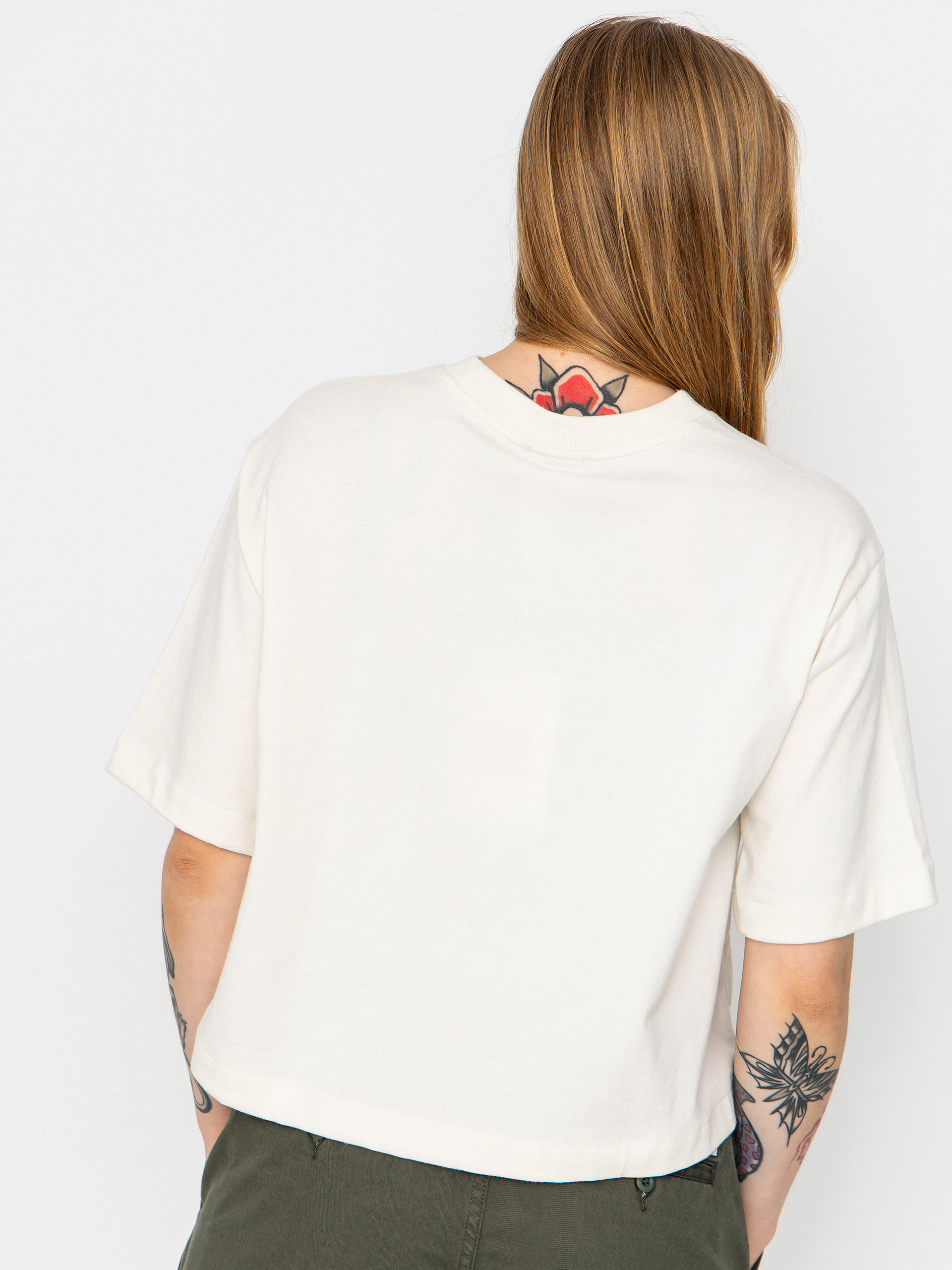 T-shirt The North Face Tnf Red Box Boxy Wmn (white dune)