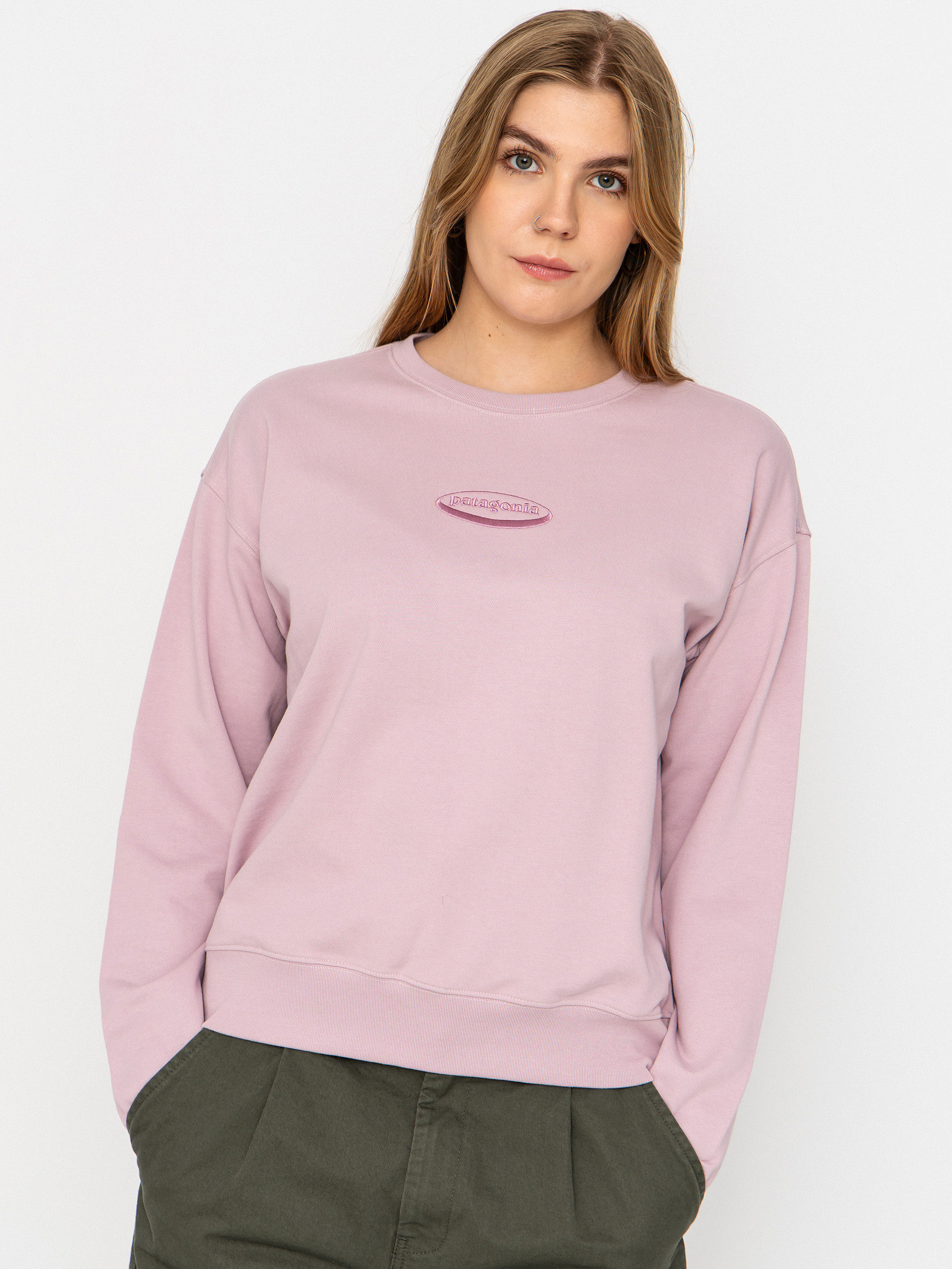 Bluza Patagonia 95 Oval Logo Daily Wmn (quiet violet)