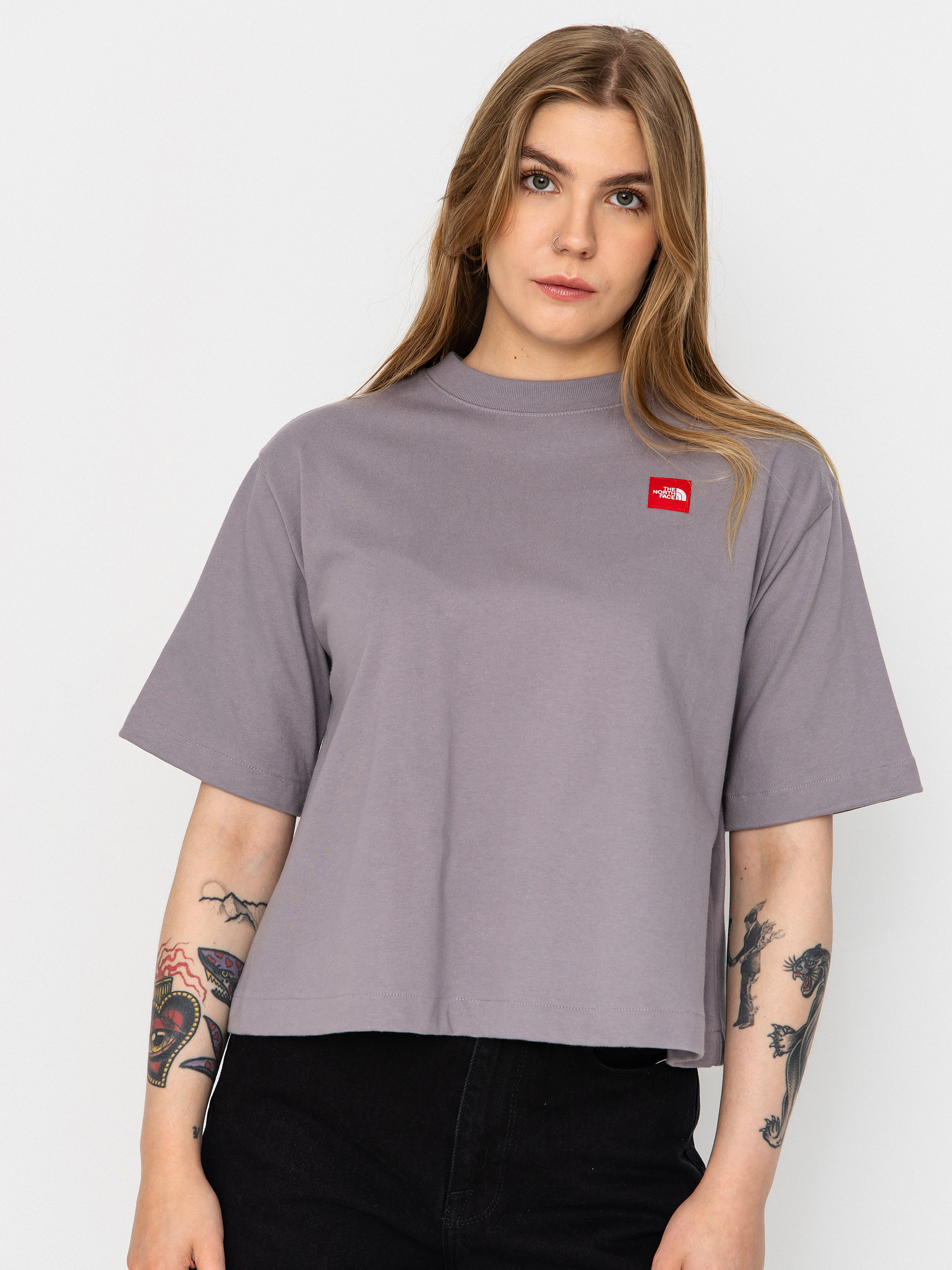 T-shirt The North Face Tnf Red Box Boxy Wmn (transcendent gr)
