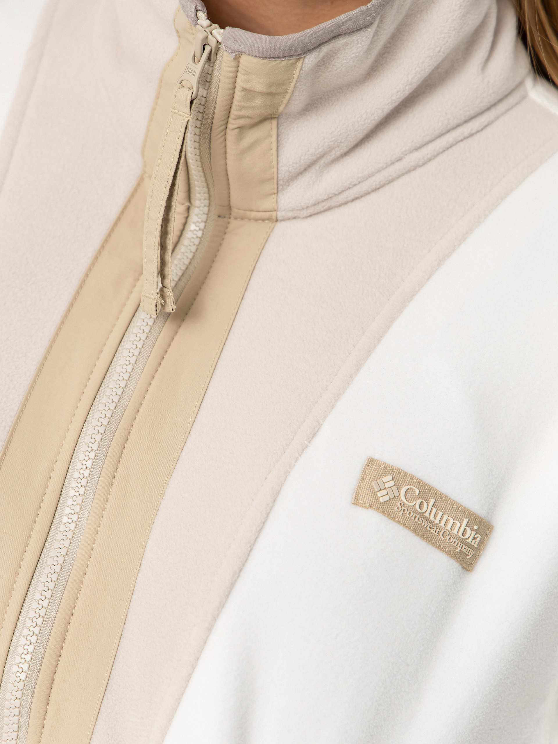 Damski Polar Columbia Backbowl II Full Zip (sea salt/dark stone/ancient fossil)