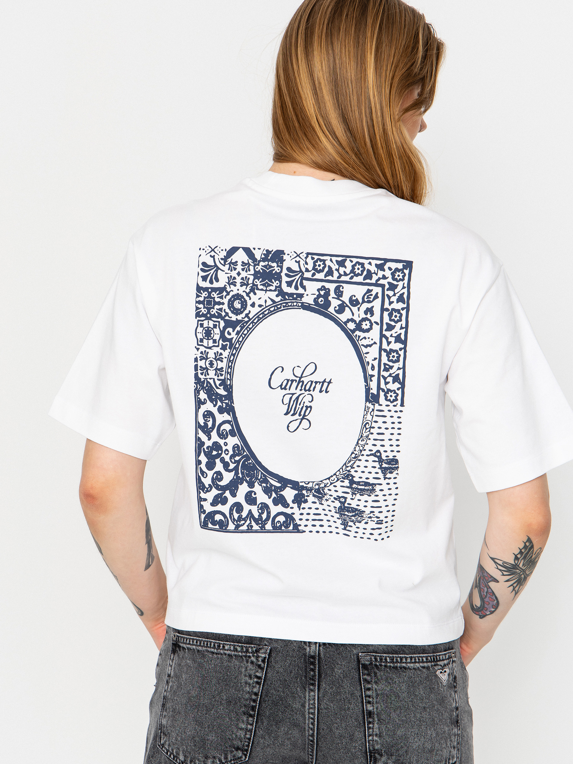 T-shirt Carhartt WIP Vestige Wmn (white)