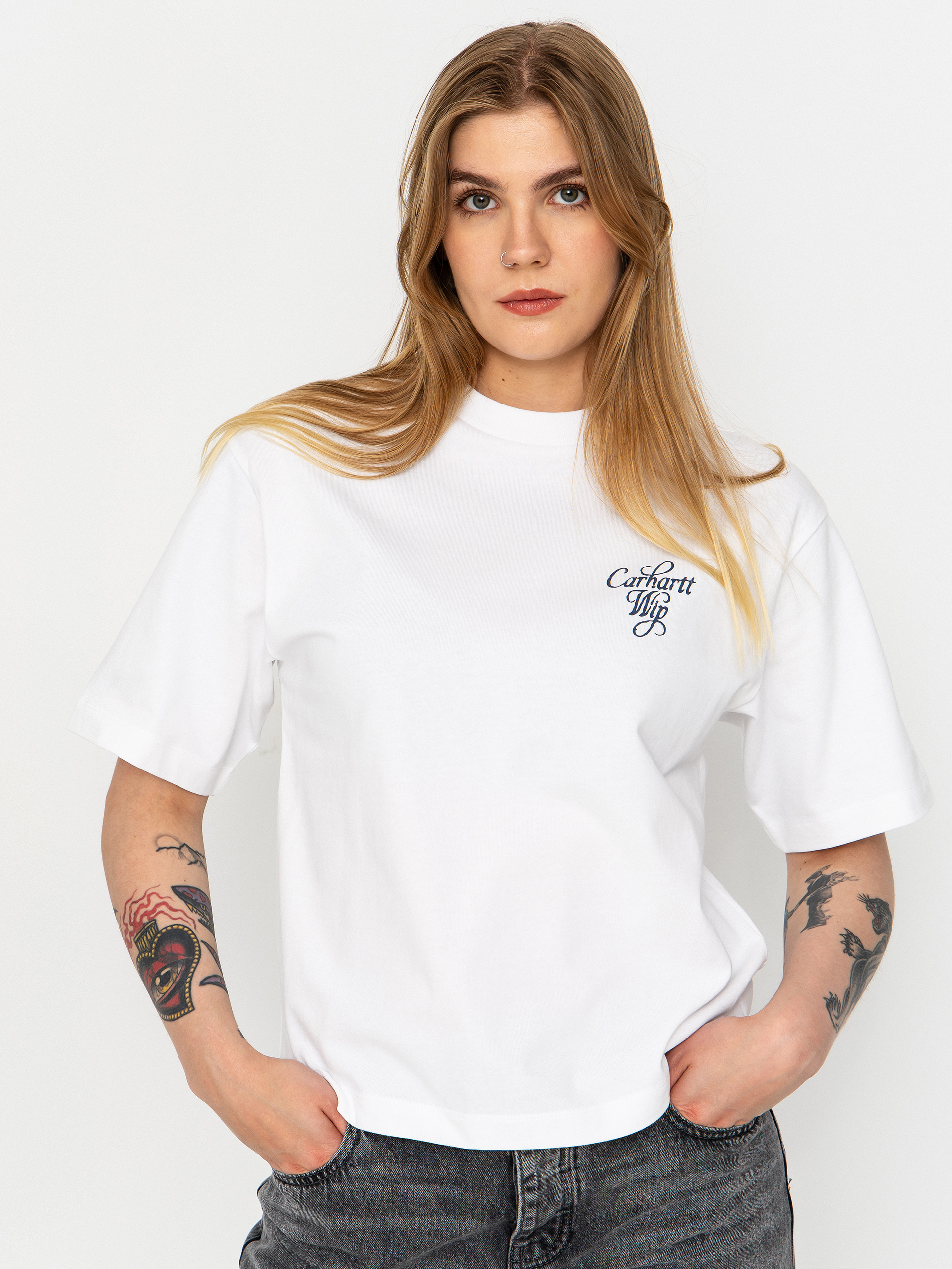 T-shirt Carhartt WIP Vestige Wmn (white)