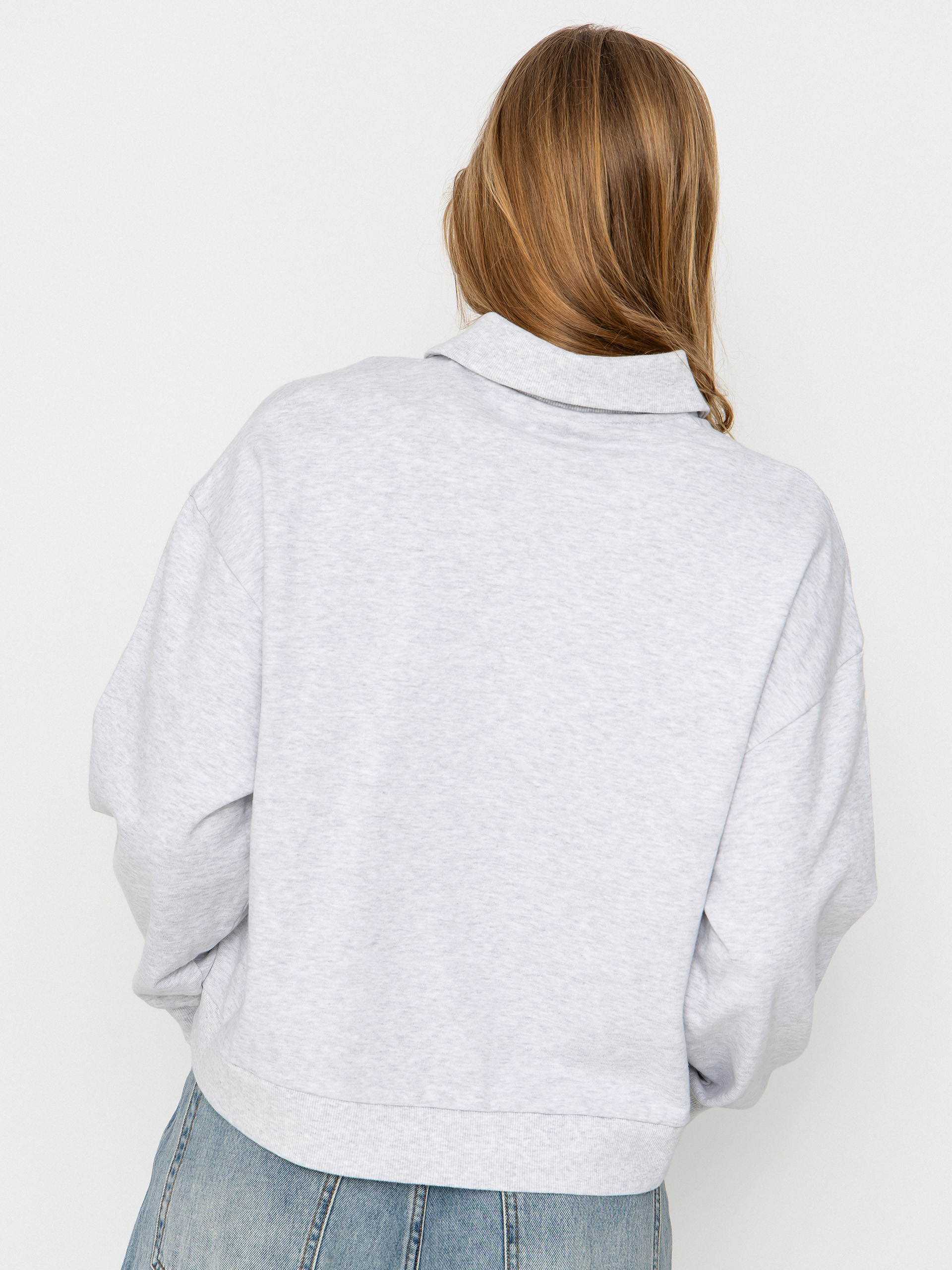 Bluza Carhartt WIP Brenta Polo Wmn (ash heather/white)