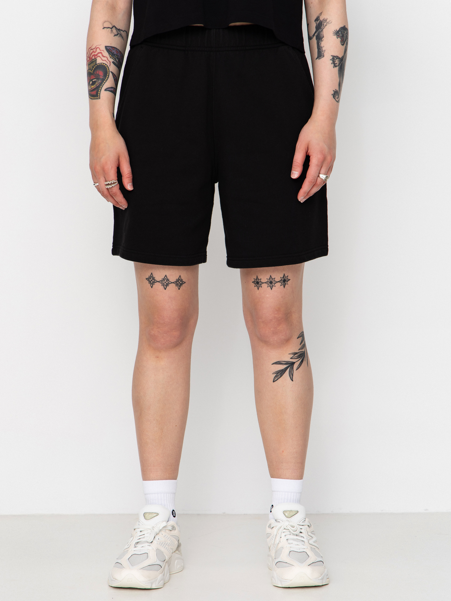 Szorty Carhartt WIP Brenta Wmn (black/white)