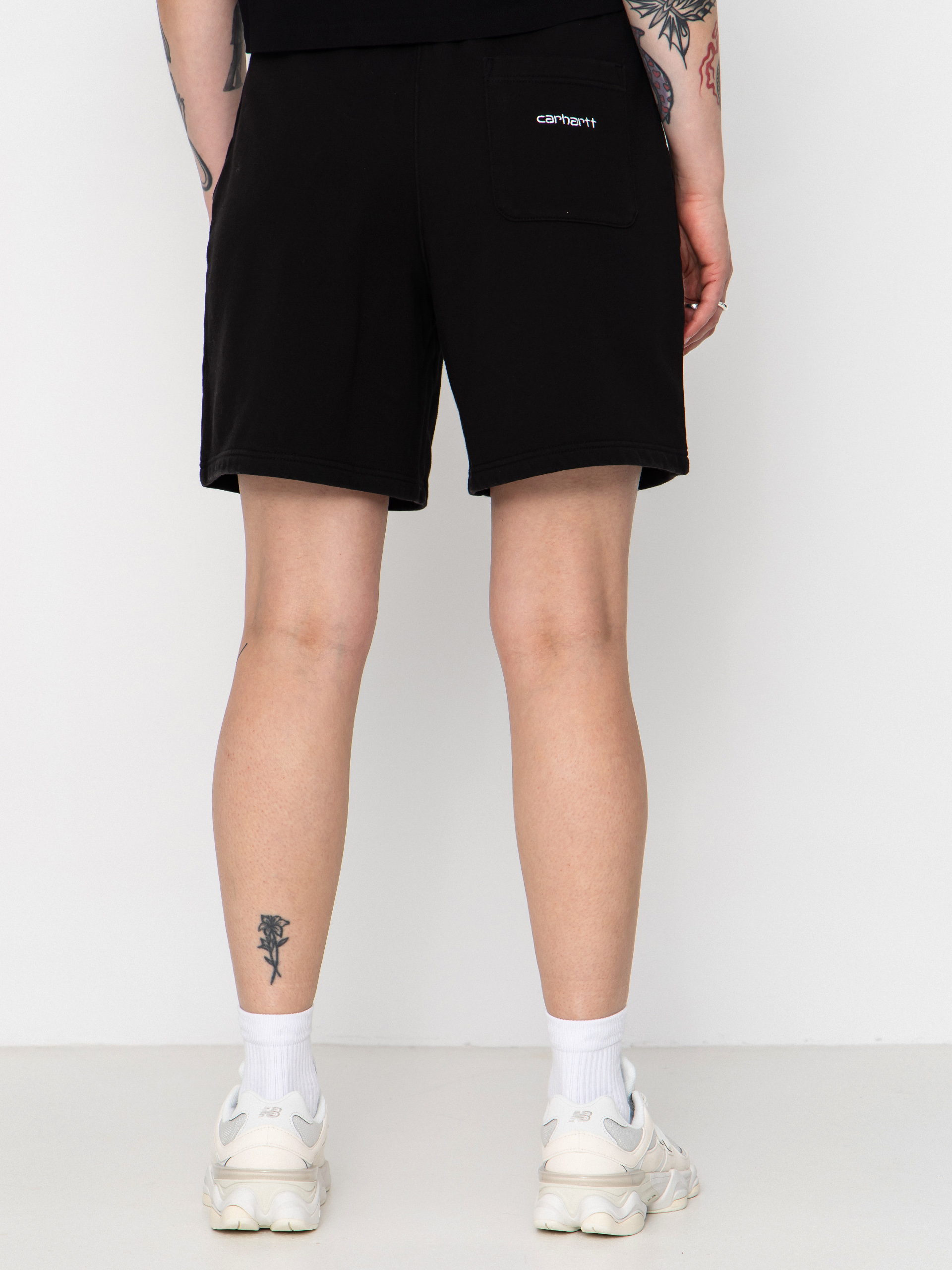 Szorty Carhartt WIP Brenta Wmn (black/white)