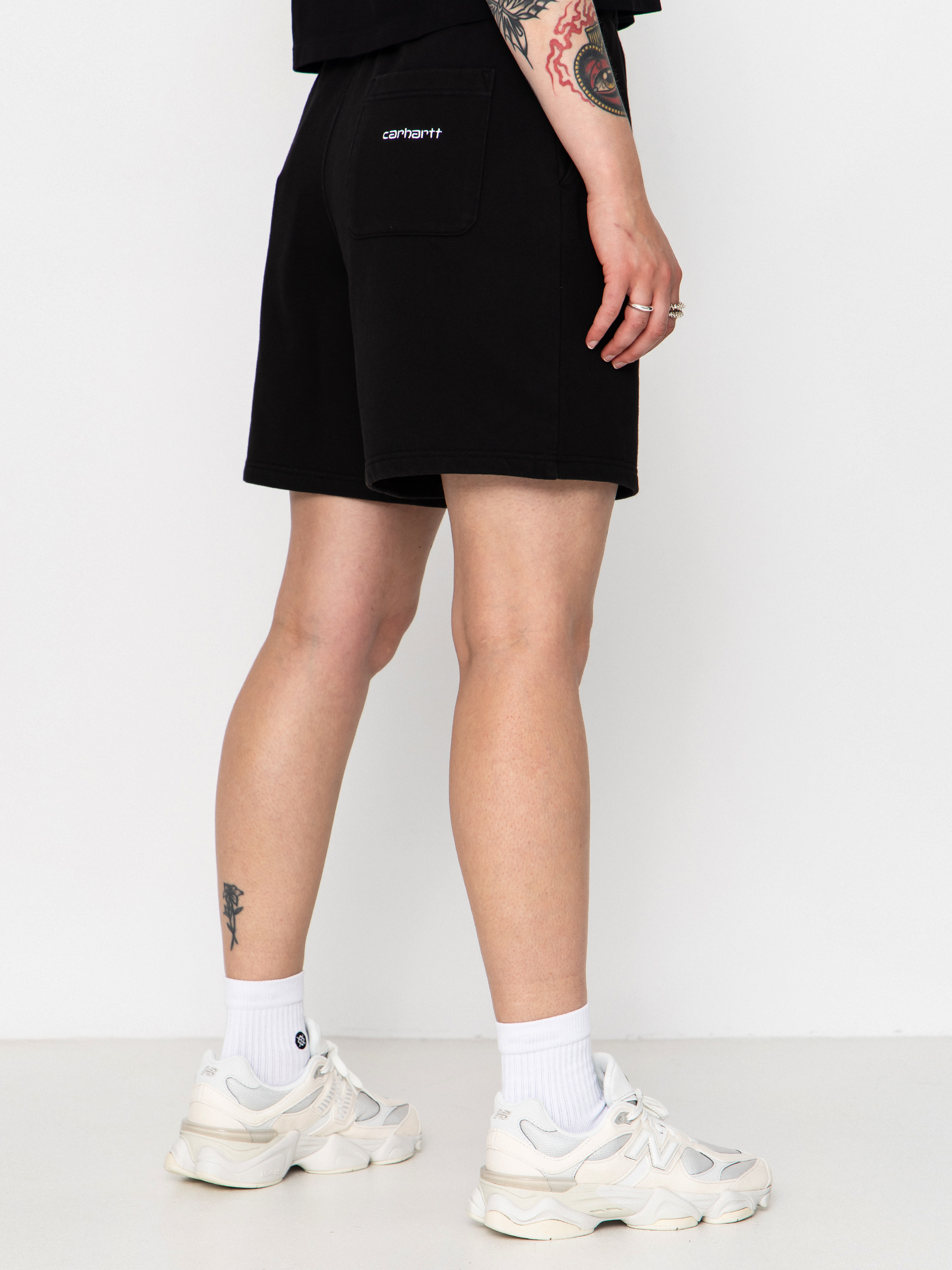Szorty Carhartt WIP Brenta Wmn (black/white)