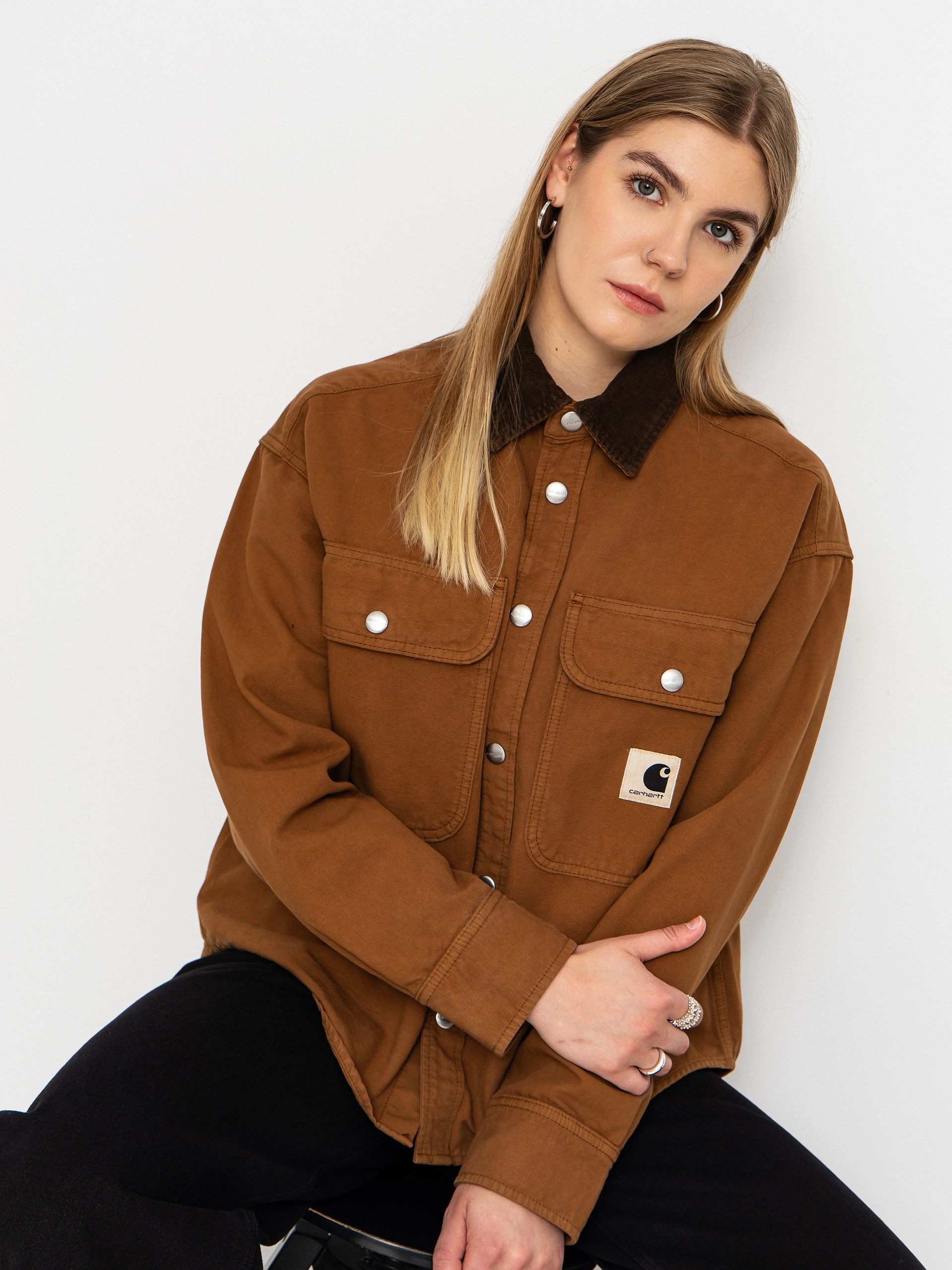 Kurtka Carhartt WIP Prescott Wmn (hamilton brown/tobacco)