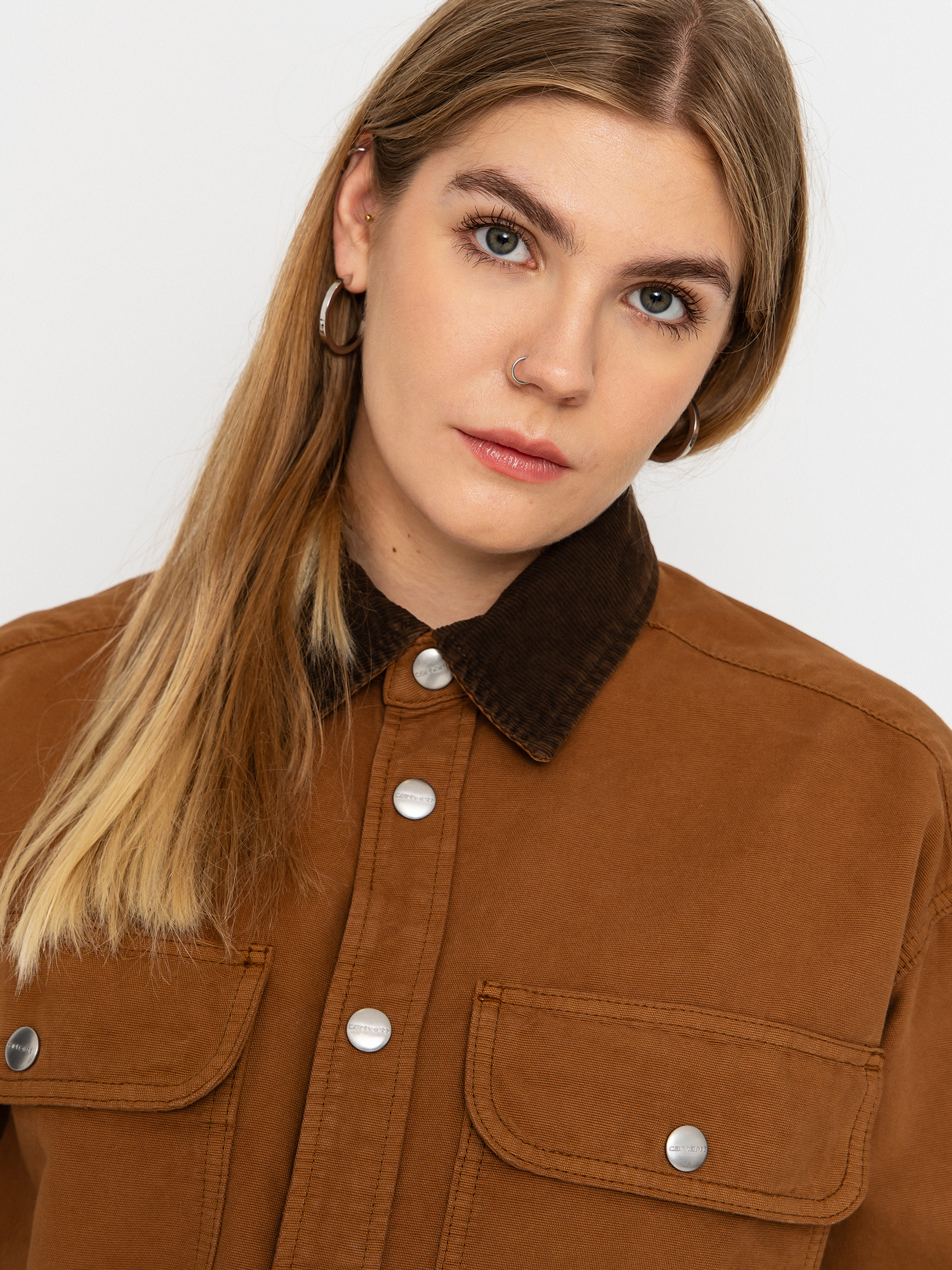 Kurtka Carhartt WIP Prescott Wmn (hamilton brown/tobacco)