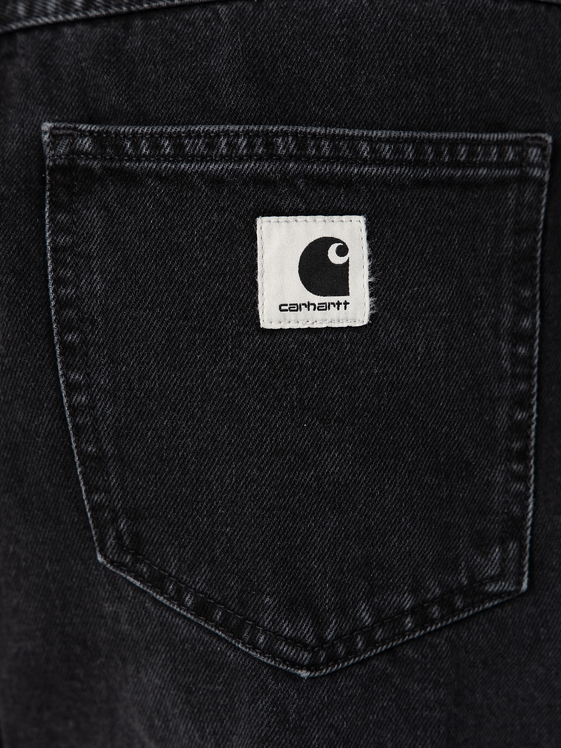 Szorty Carhartt WIP Brandon Wmn (black stone washed)