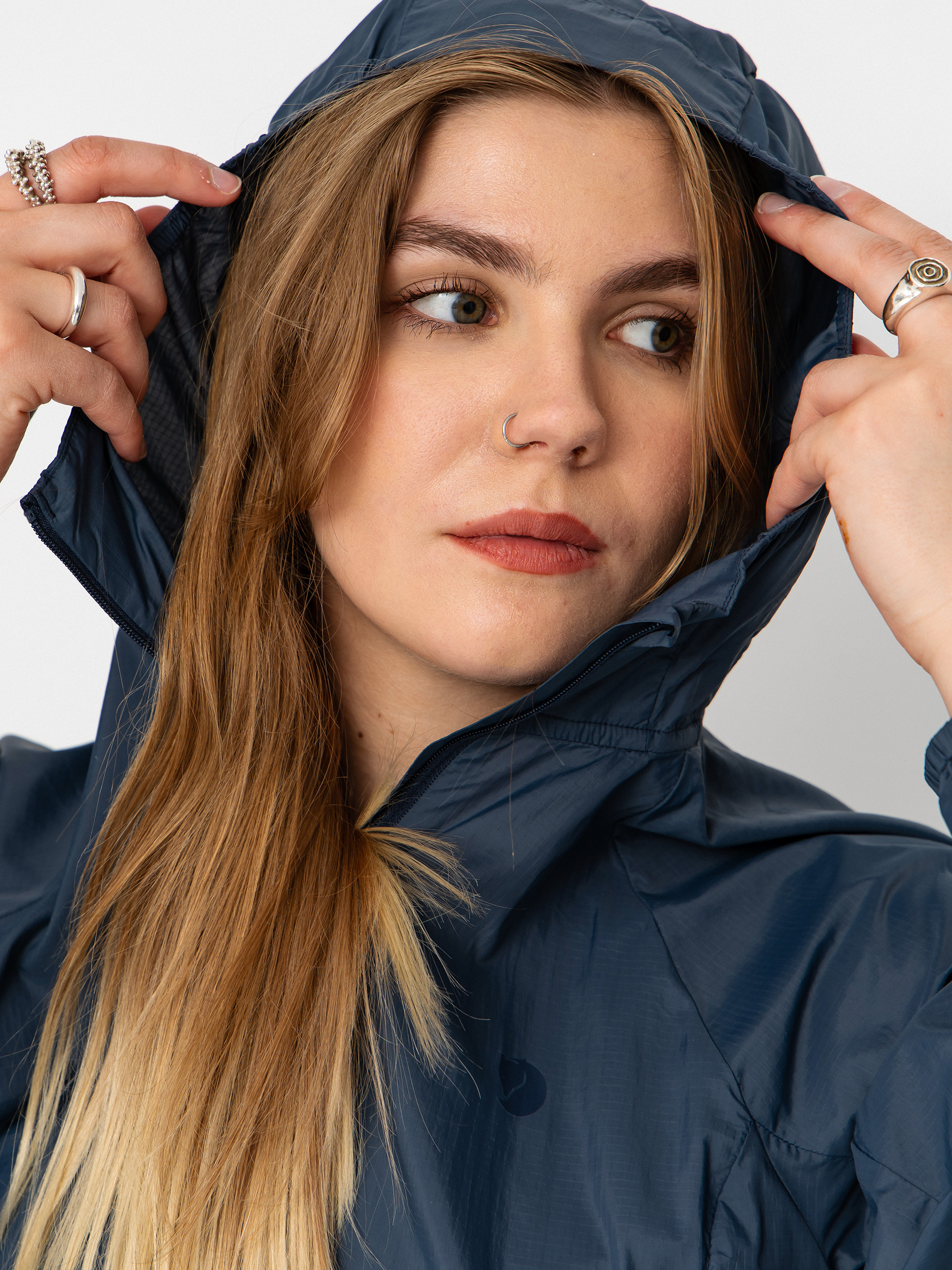 Kurtka Fjallraven Keb Latt Wind Wmn (mountain blue)