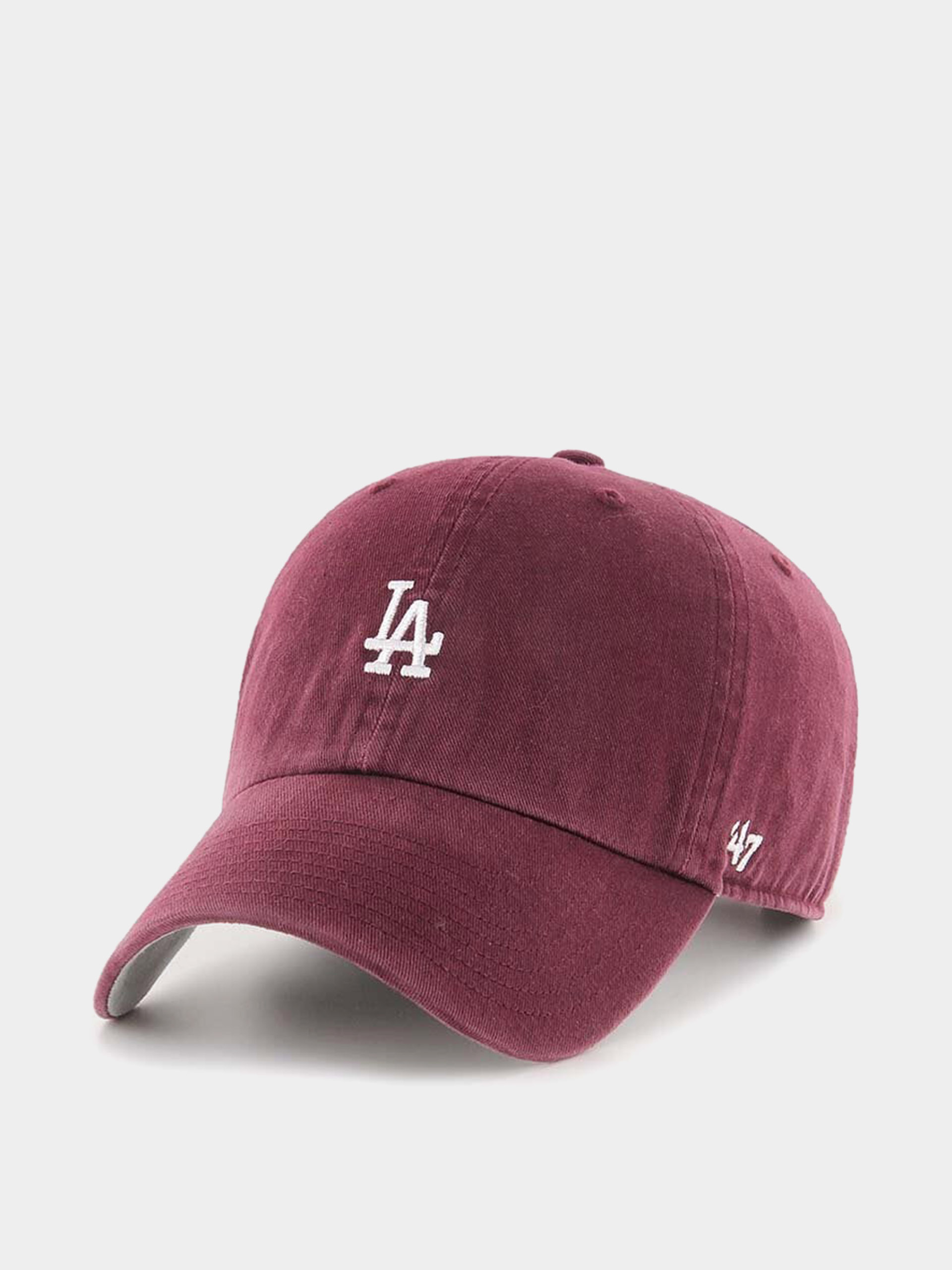 Czapka z daszkiem 47 Brand MLB Los Angeles Dodgers Base Runner (dark maroon)
