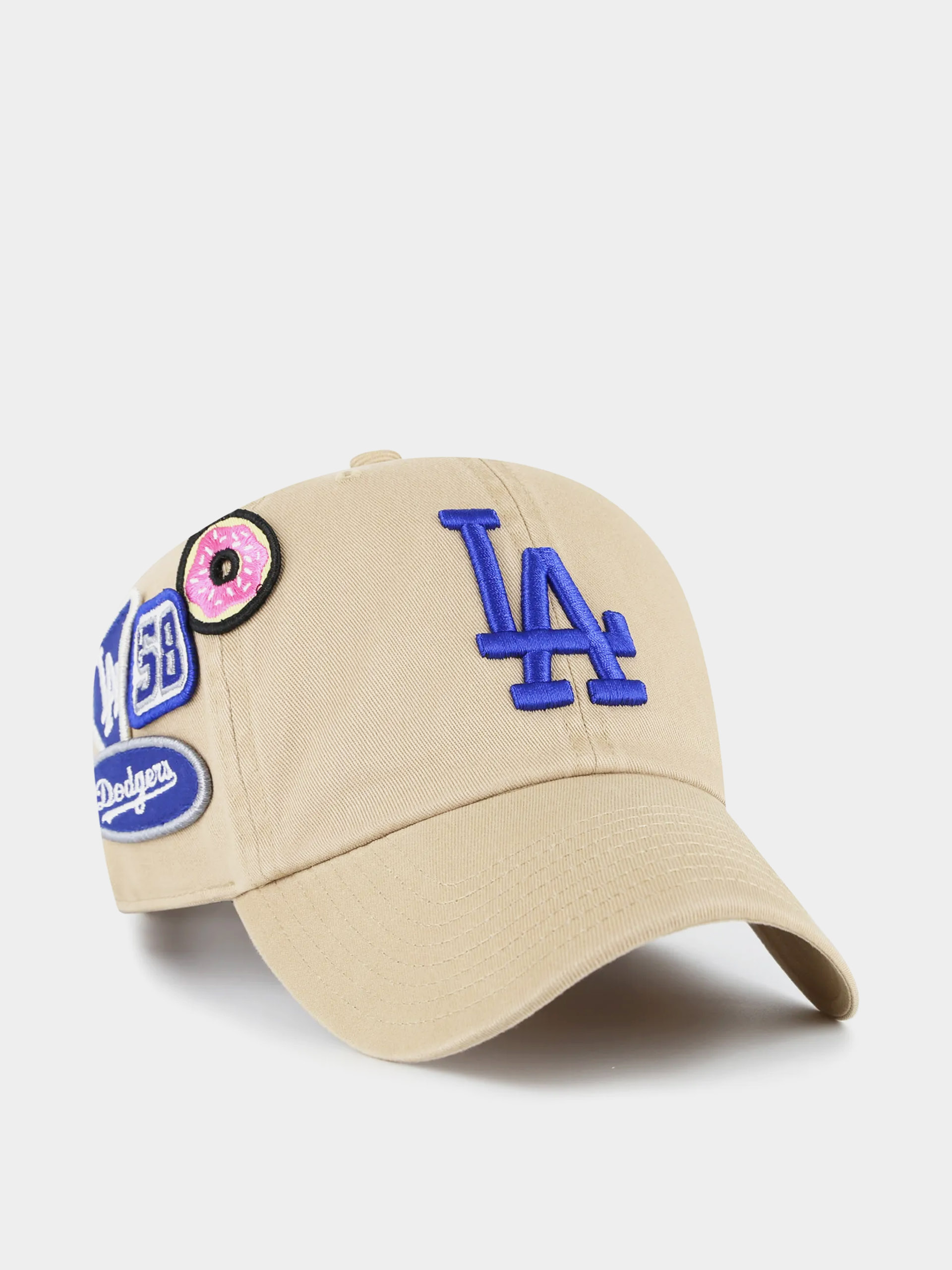 Czapka z daszkiem 47 Brand MLB LA Dodgers Badges (khaki)