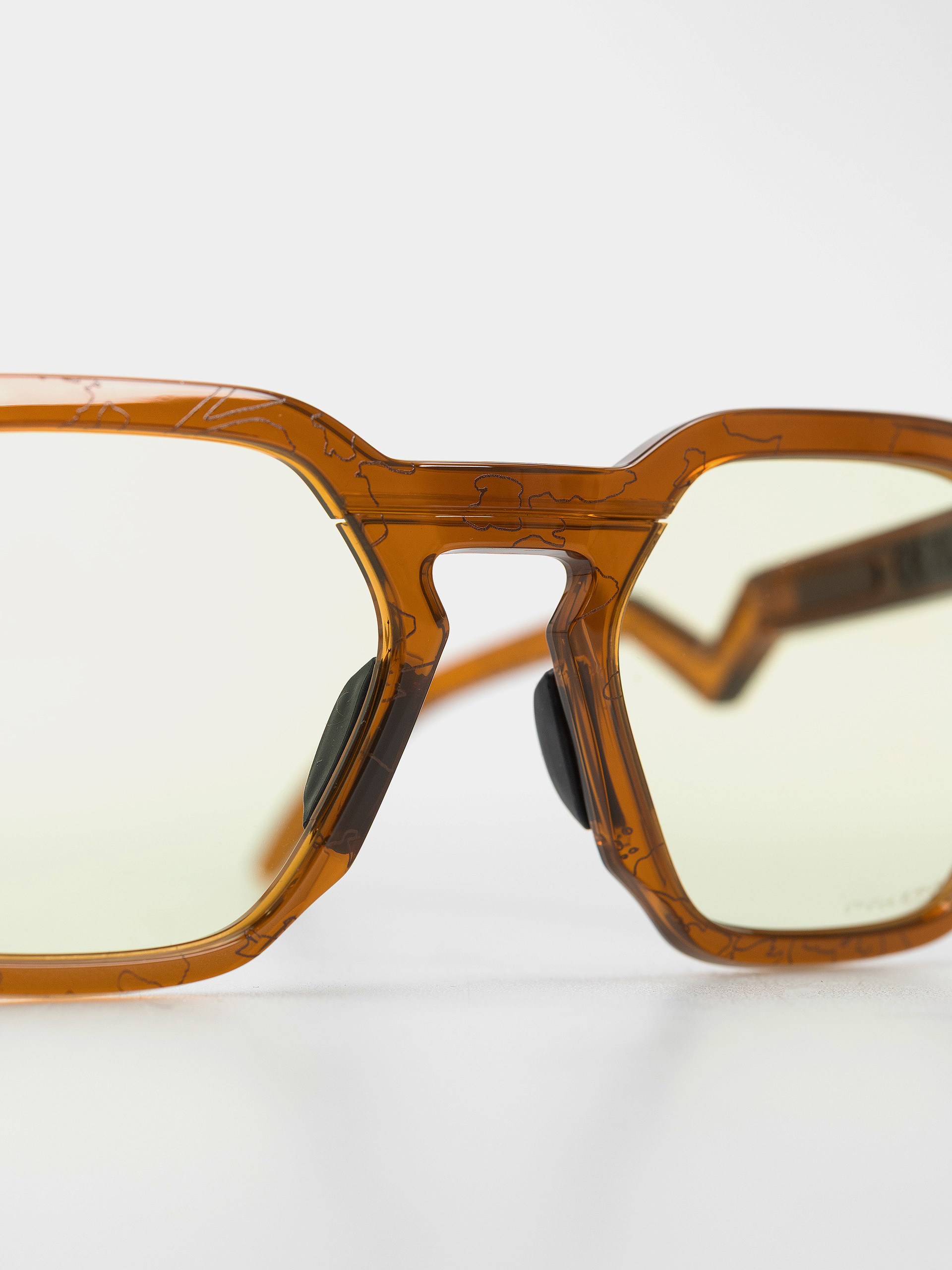 Okulary przeciwsłoneczne Oakley Hstn Sq (100t dark amber/prizm gaming)