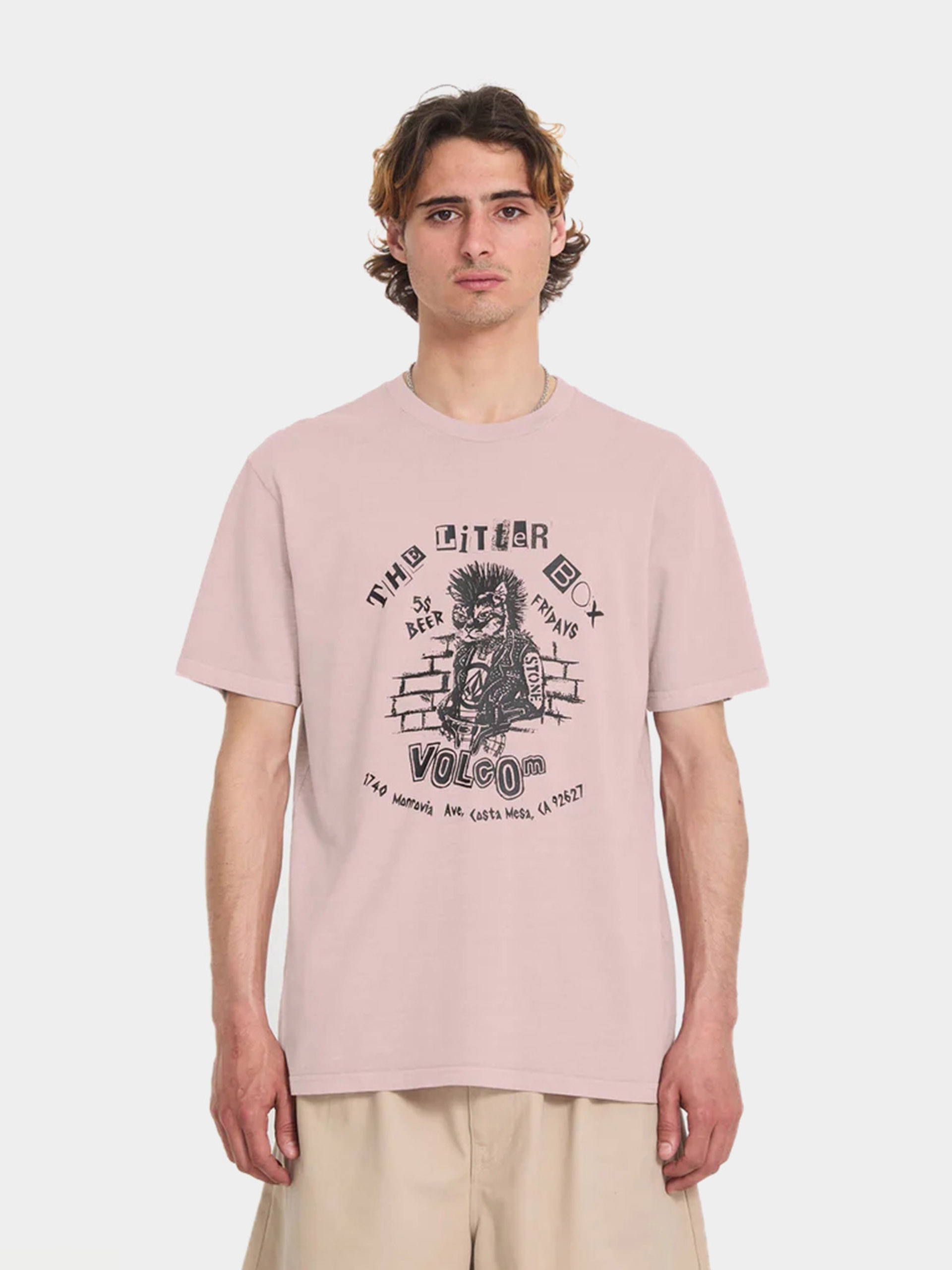 T-shirt Volcom Punkat Pw (bark brown)