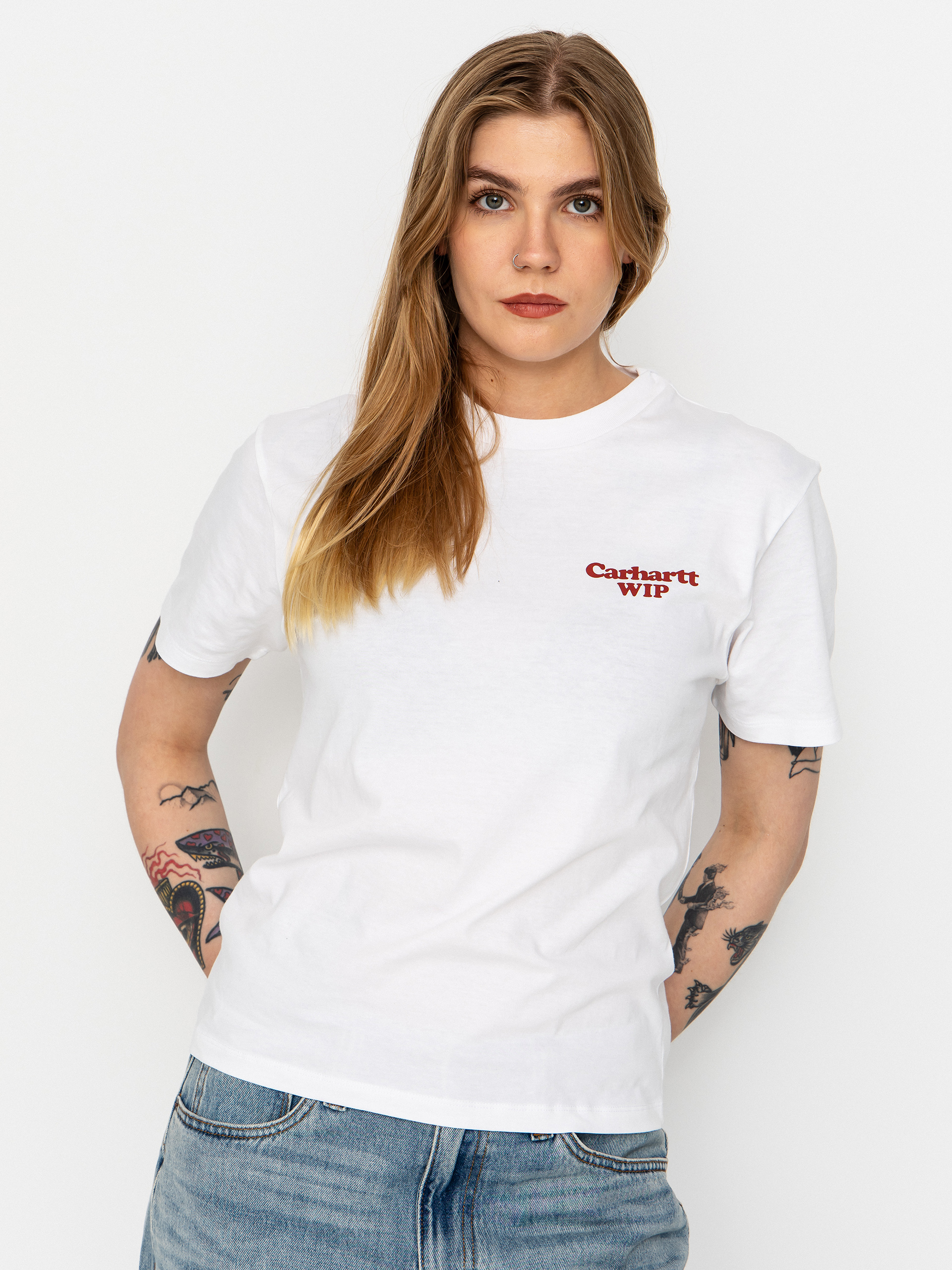 T-shirt Carhartt WIP Spoiled Wmn (white)