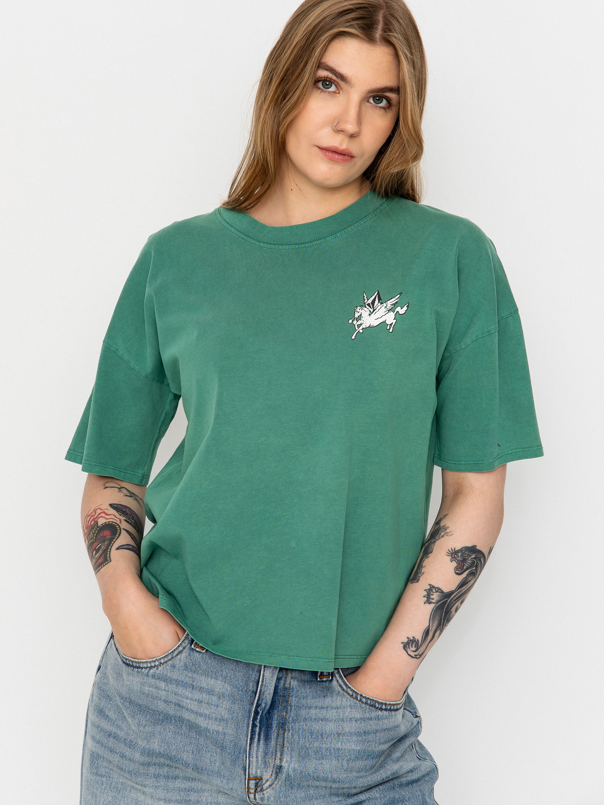 T-shirt Volcom Voltrip Wmn (evergreen)