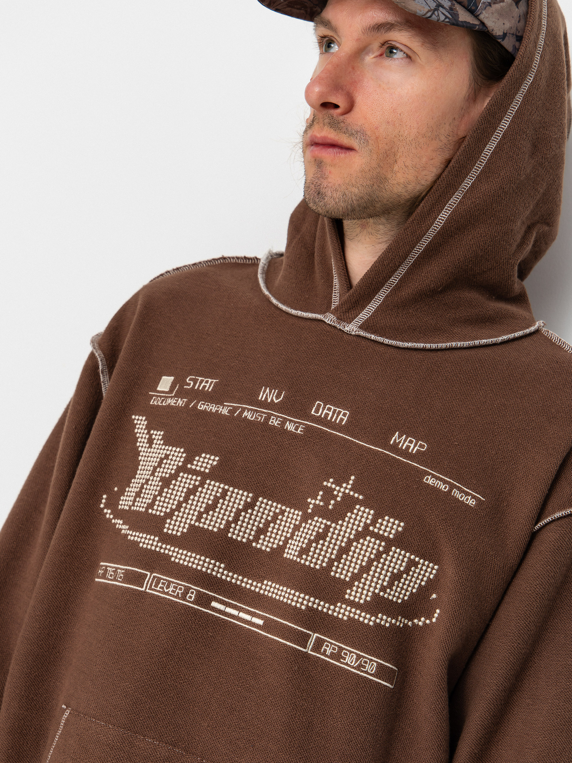 Bluza z kapturem RipNDip Overdrive HD (brown)