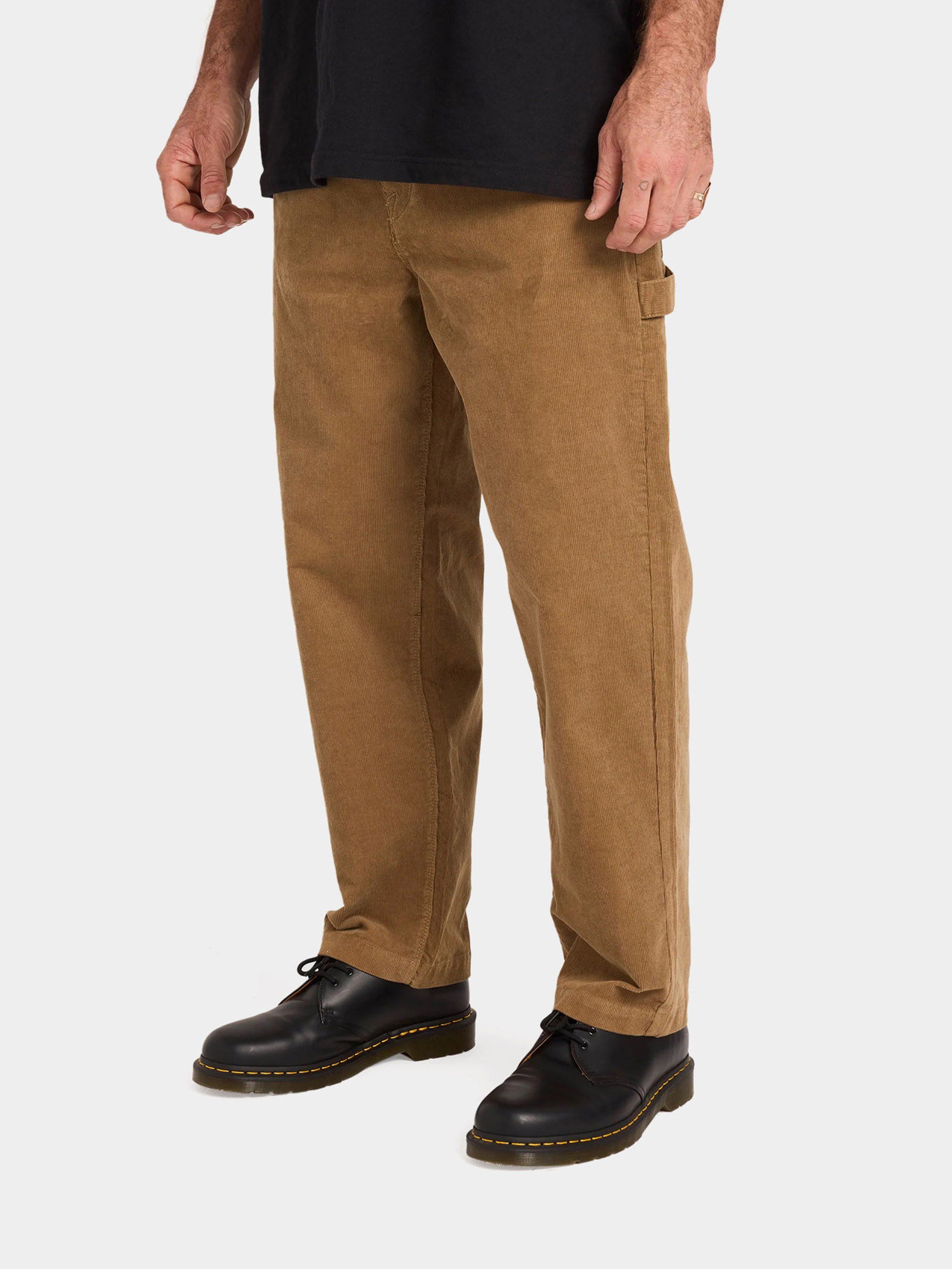 Spodnie Volcom Kraftsman Cord (dark khaki)