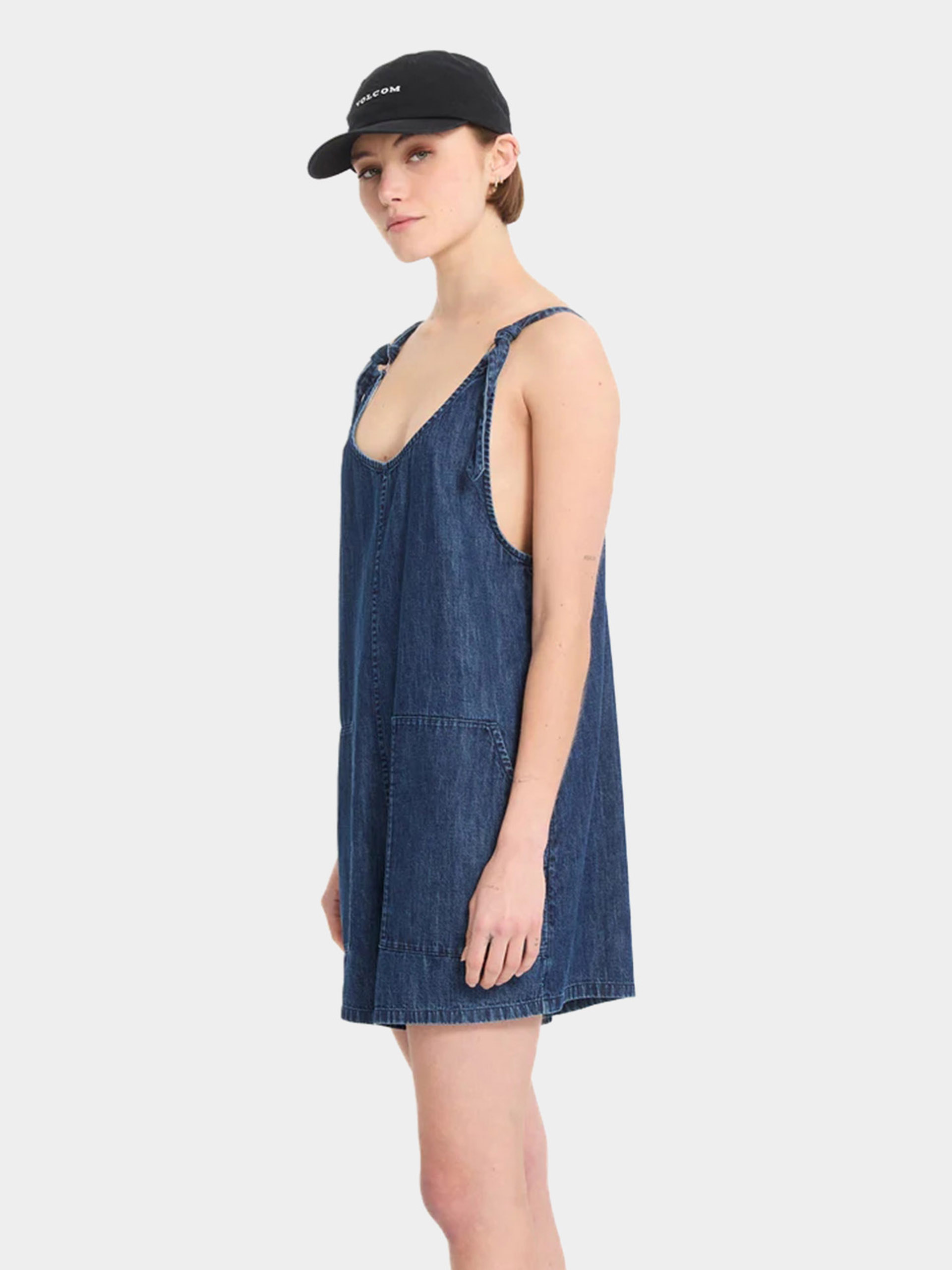 Damski Kombinezon Volcom Lived In Short Rompr (deja blue)