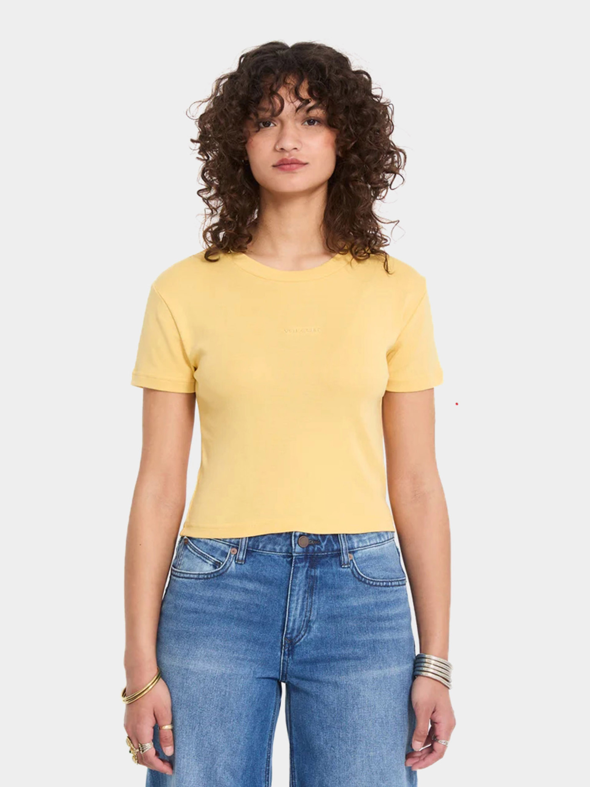 T-shirt Volcom Volcomstone Tight Crop Wmn (sunburst)