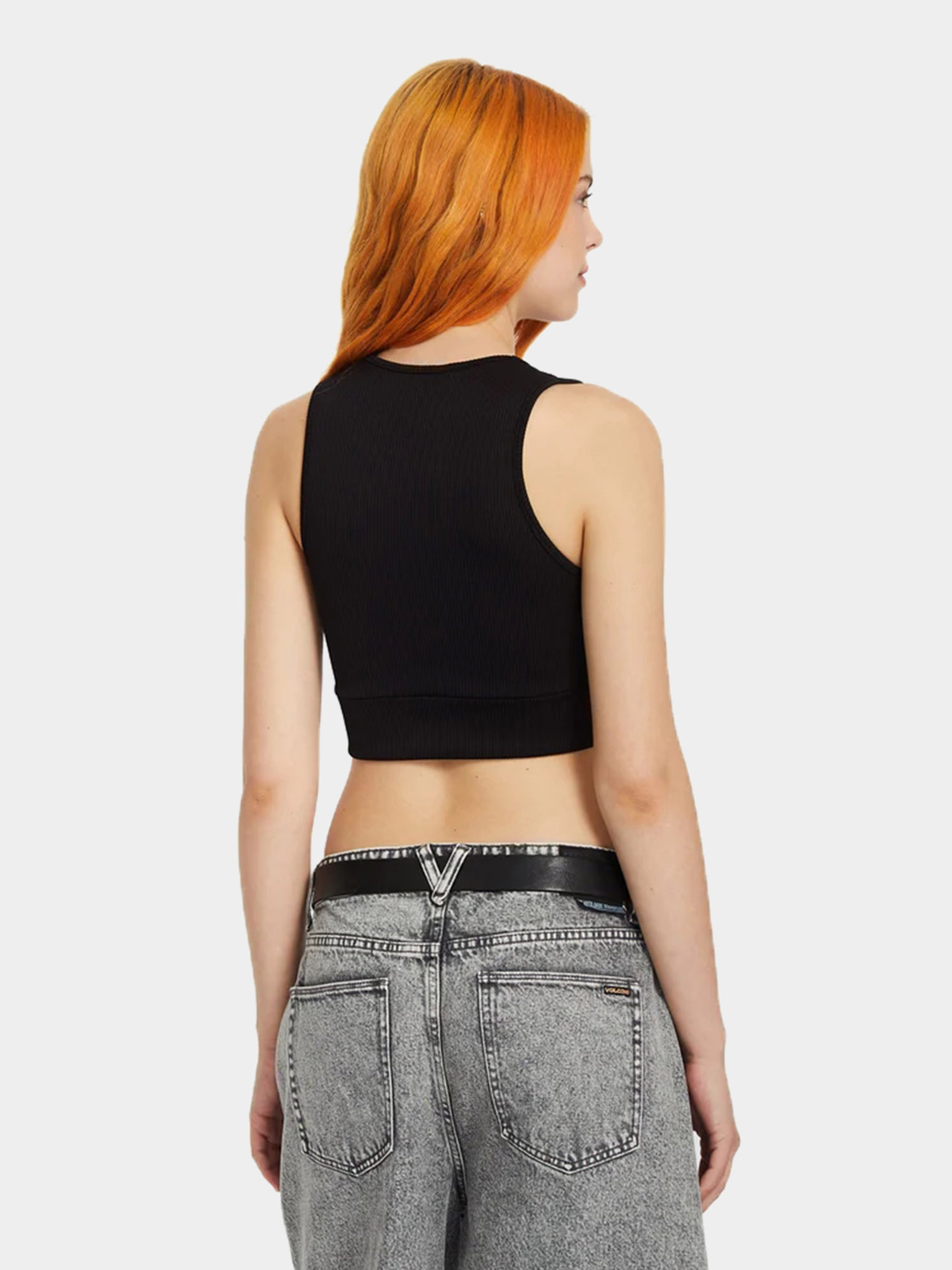T-shirt Volcom Gimmestank Rib Wmn (black)