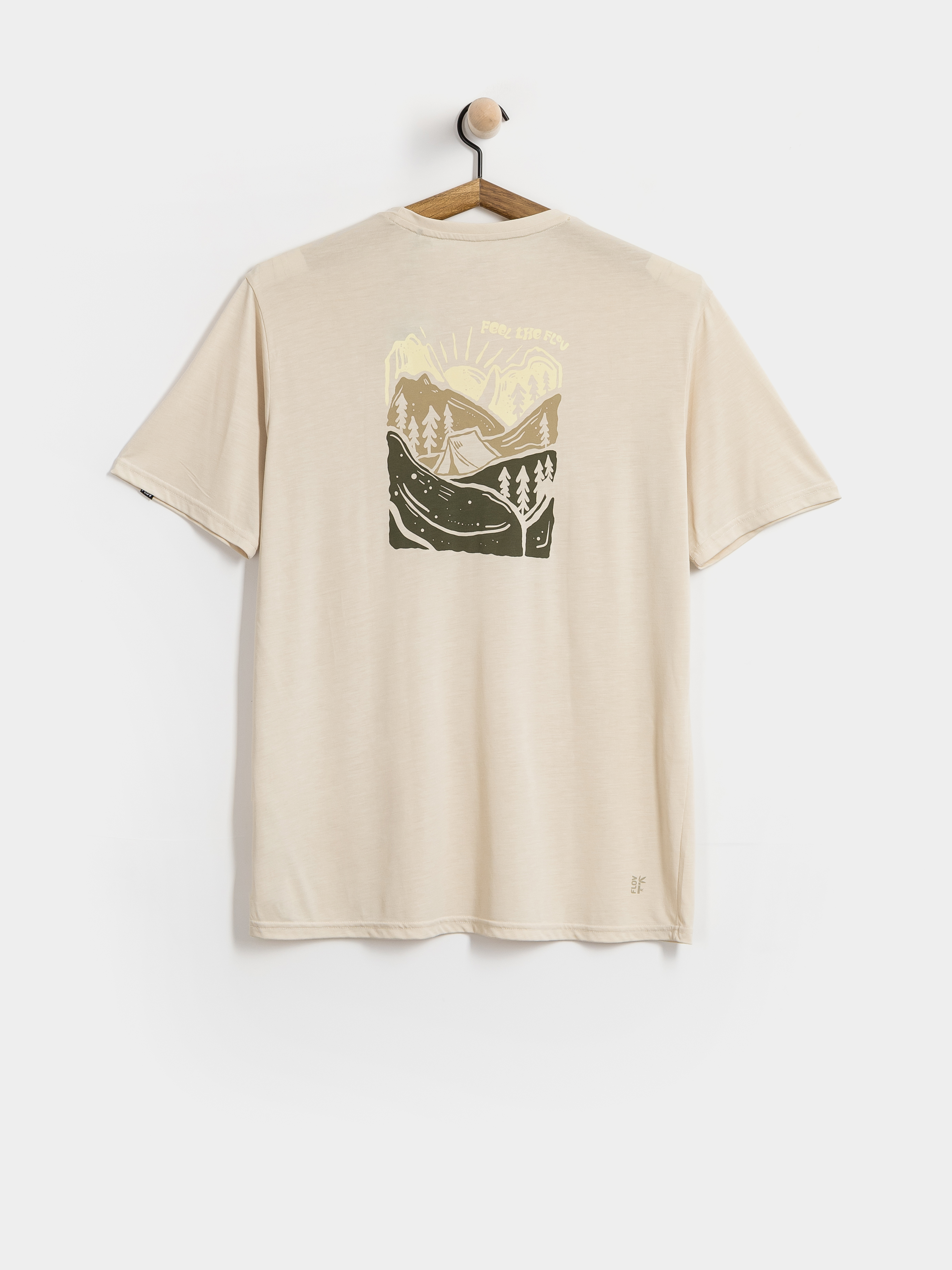T-shirt FLOV Timberon (beige/olive)