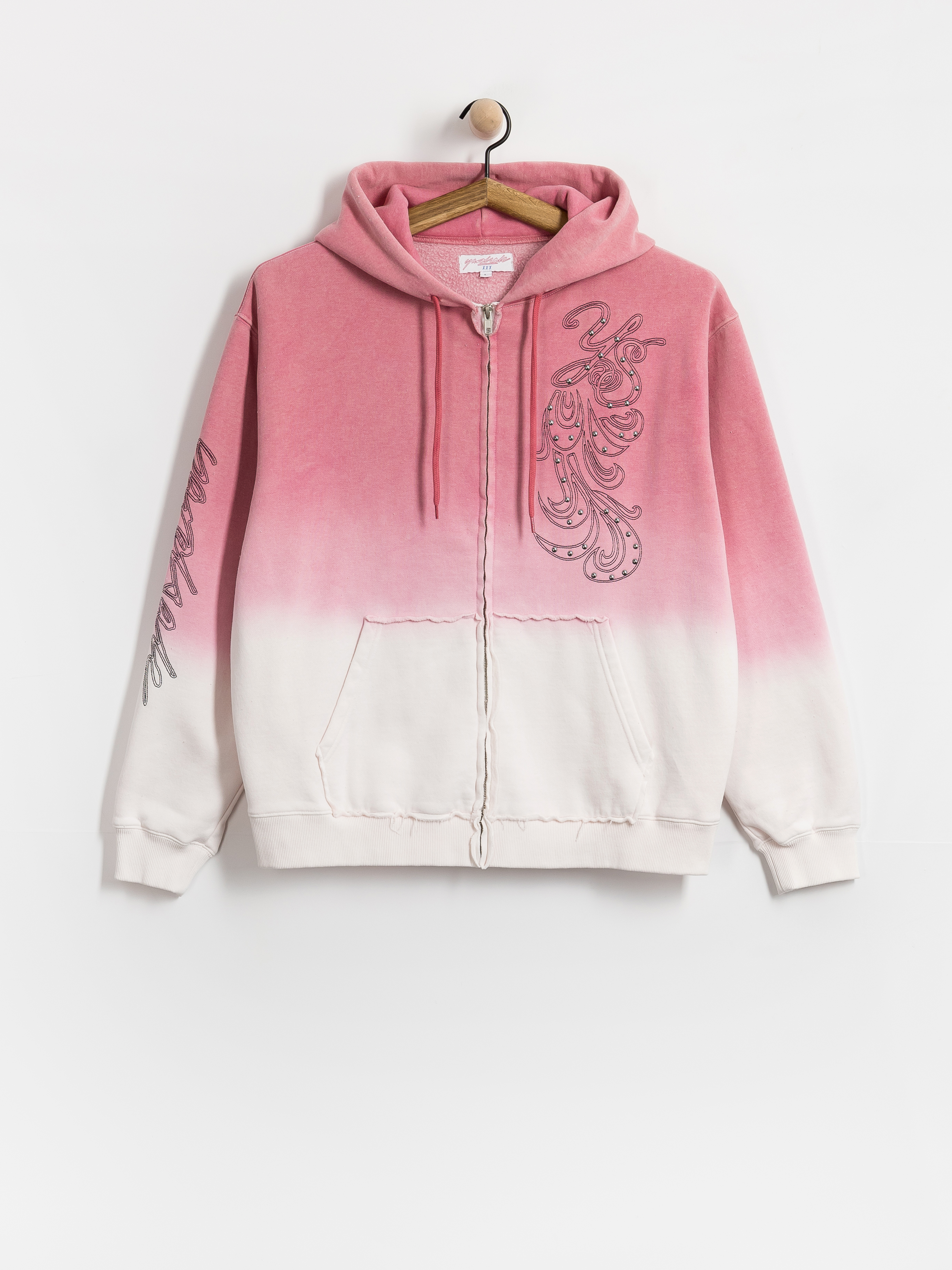 Bluza z kapturem Yardsale Ombre ZHD (pink)