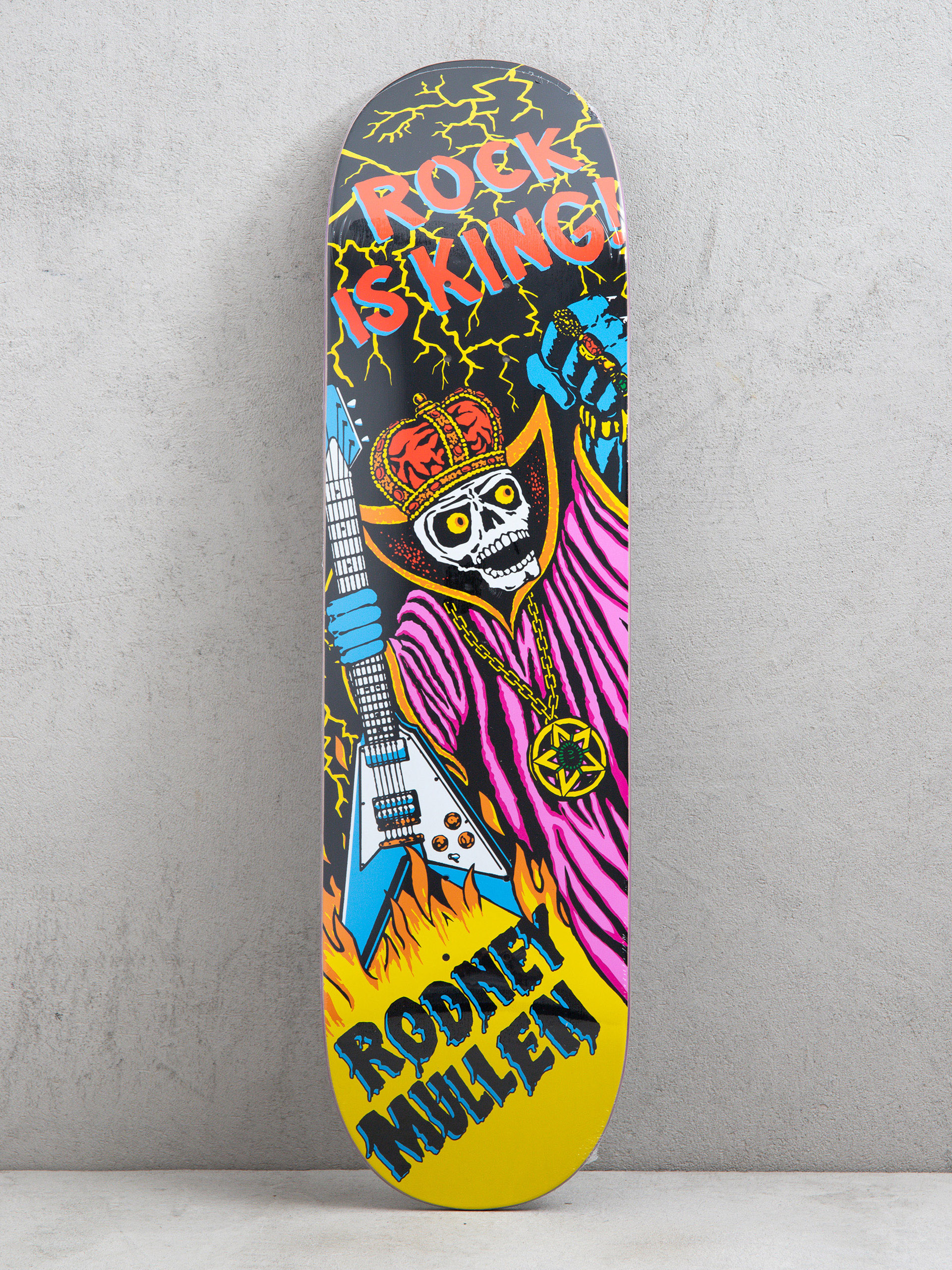 Deck World Industries Rodney Mullen Rock is King Popsicle