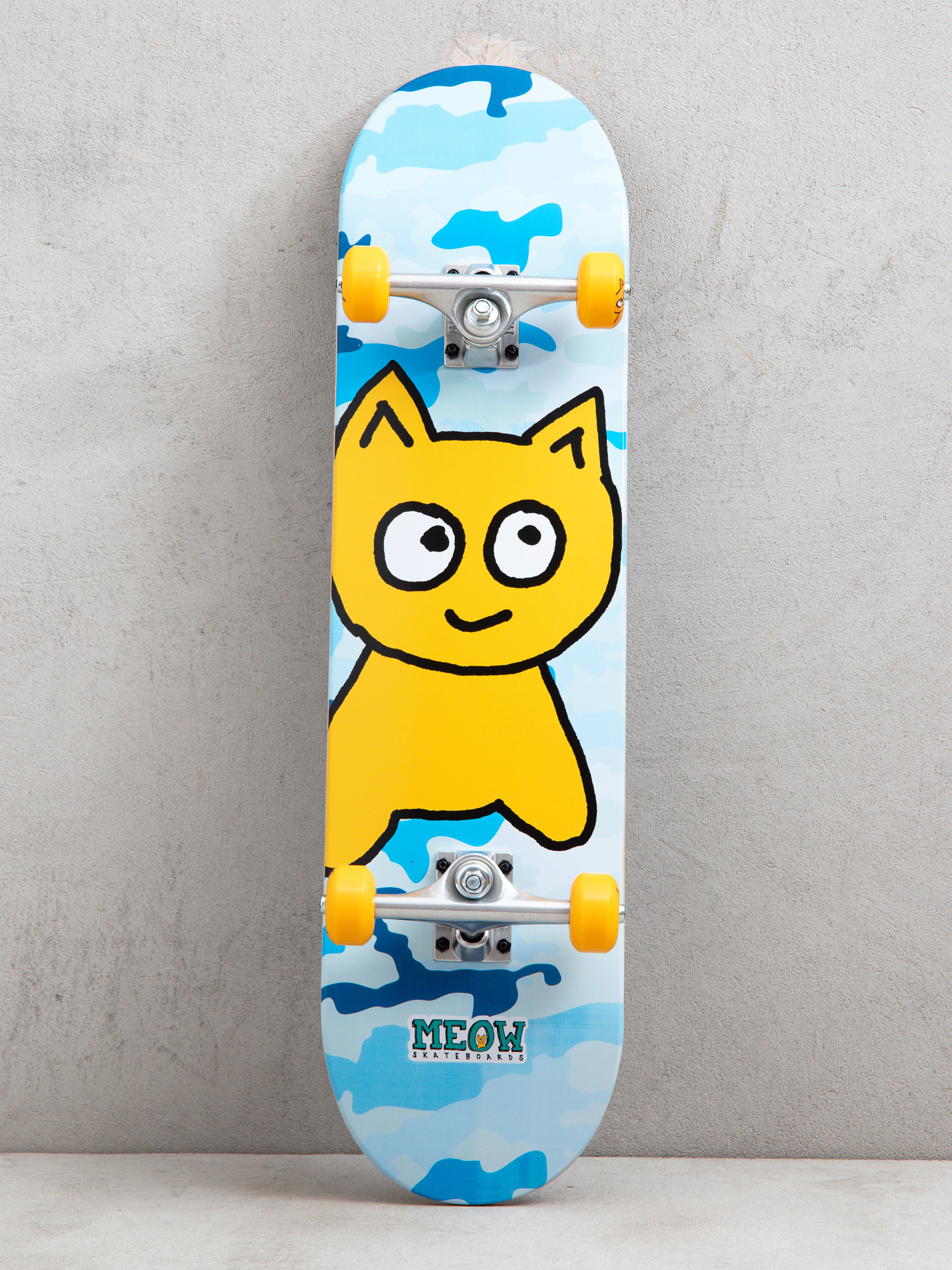 Deskorolka Meow Skateboards Big Cat (camo blue)