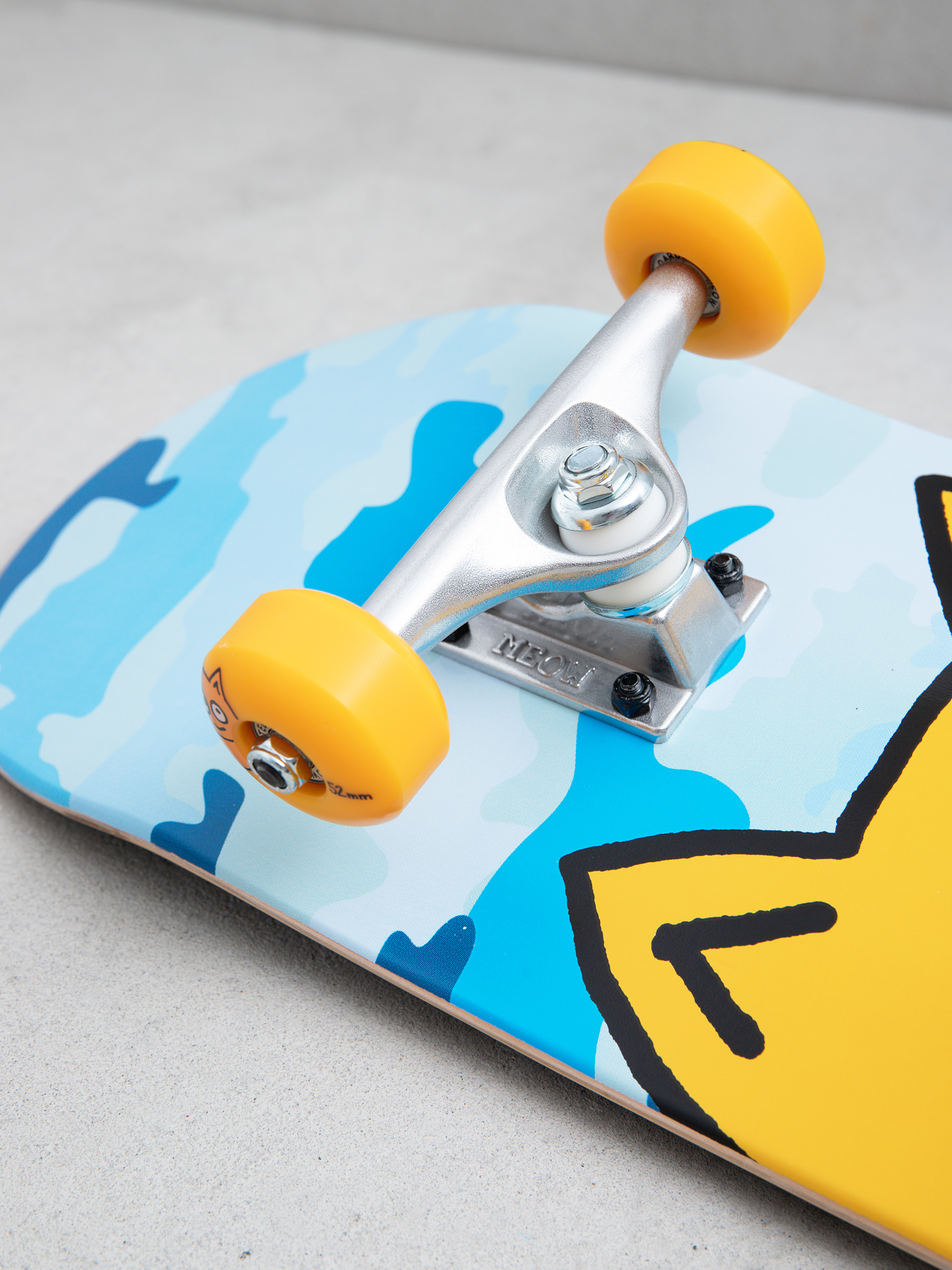 Deskorolka Meow Skateboards Big Cat (camo blue)