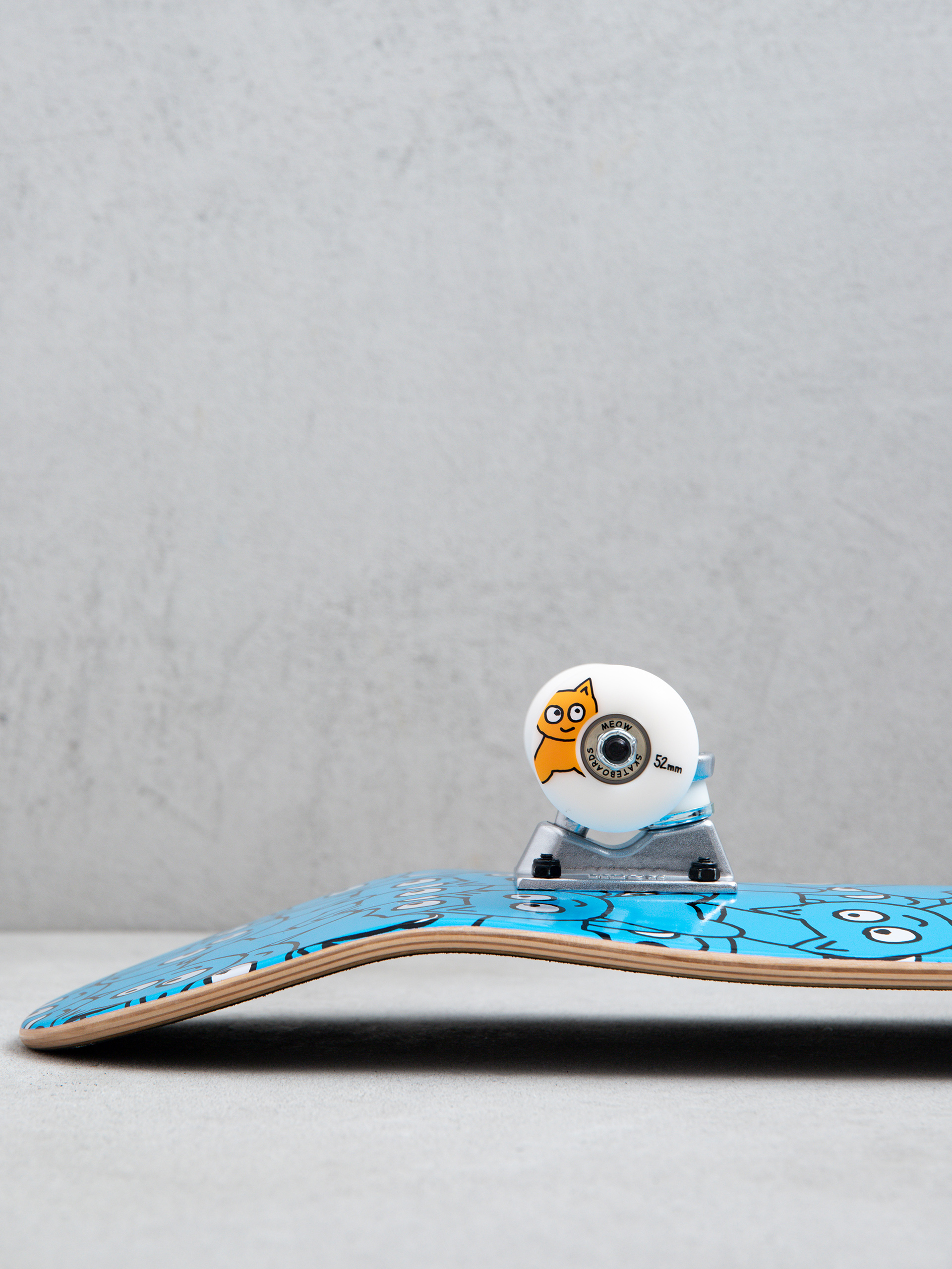 Deskorolka Meow Skateboards Sticker Pile (cmyk cyan)