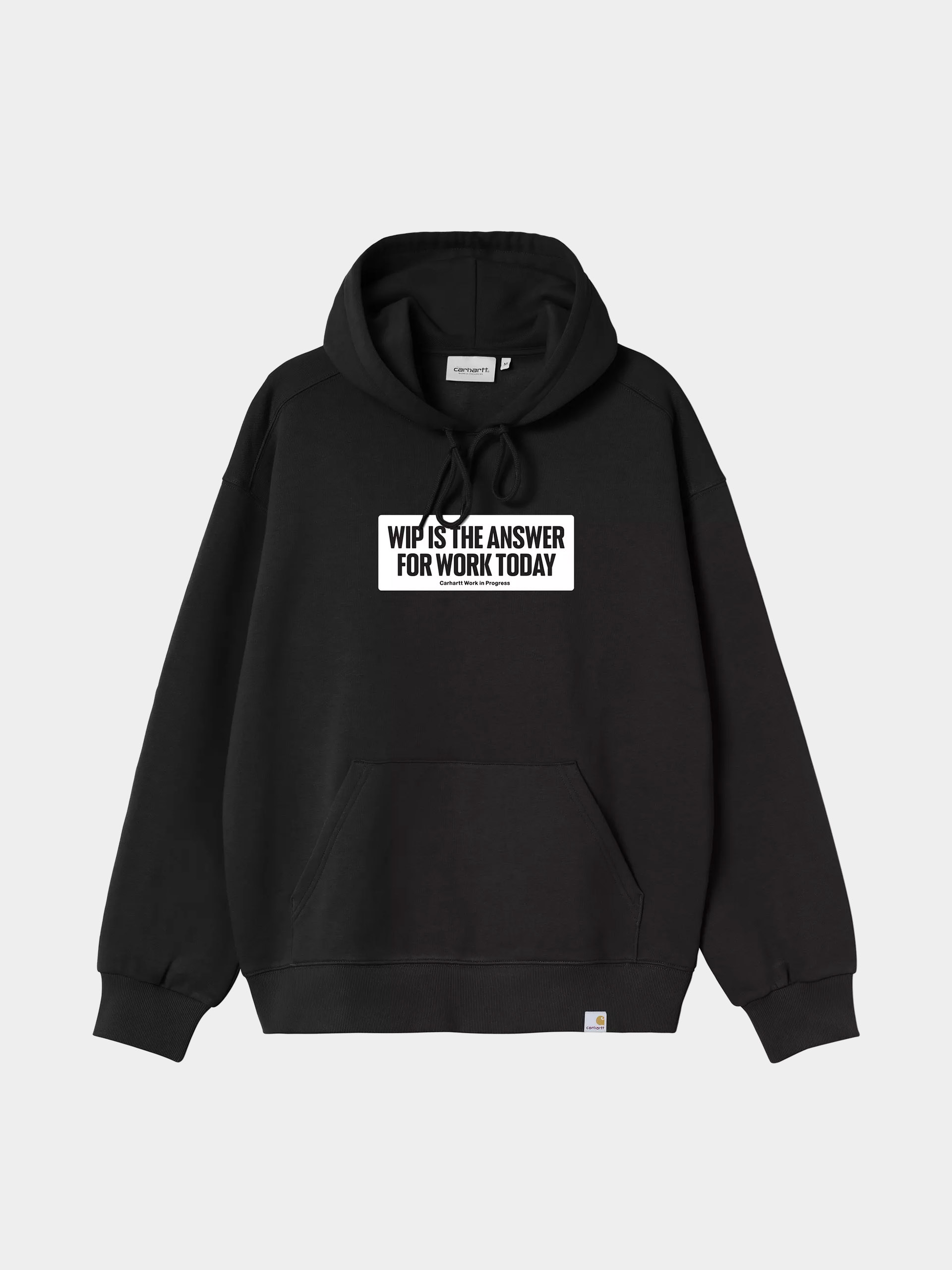 Bluza z kapturem Carhartt WIP Bumper Sticker HD (black)