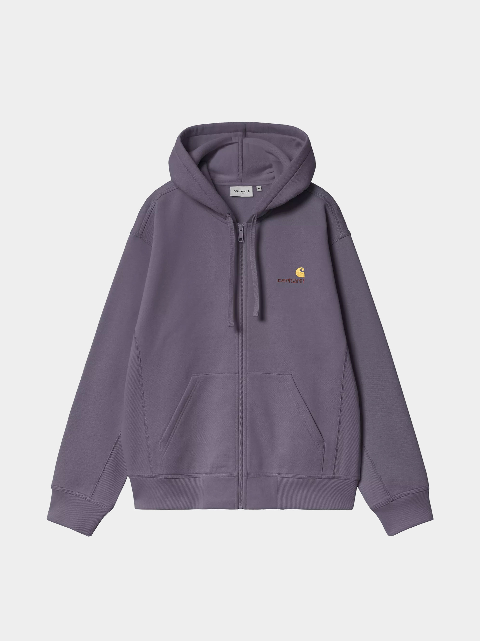 Bluza z kapturem Carhartt WIP American Script ZHD (shady purple)