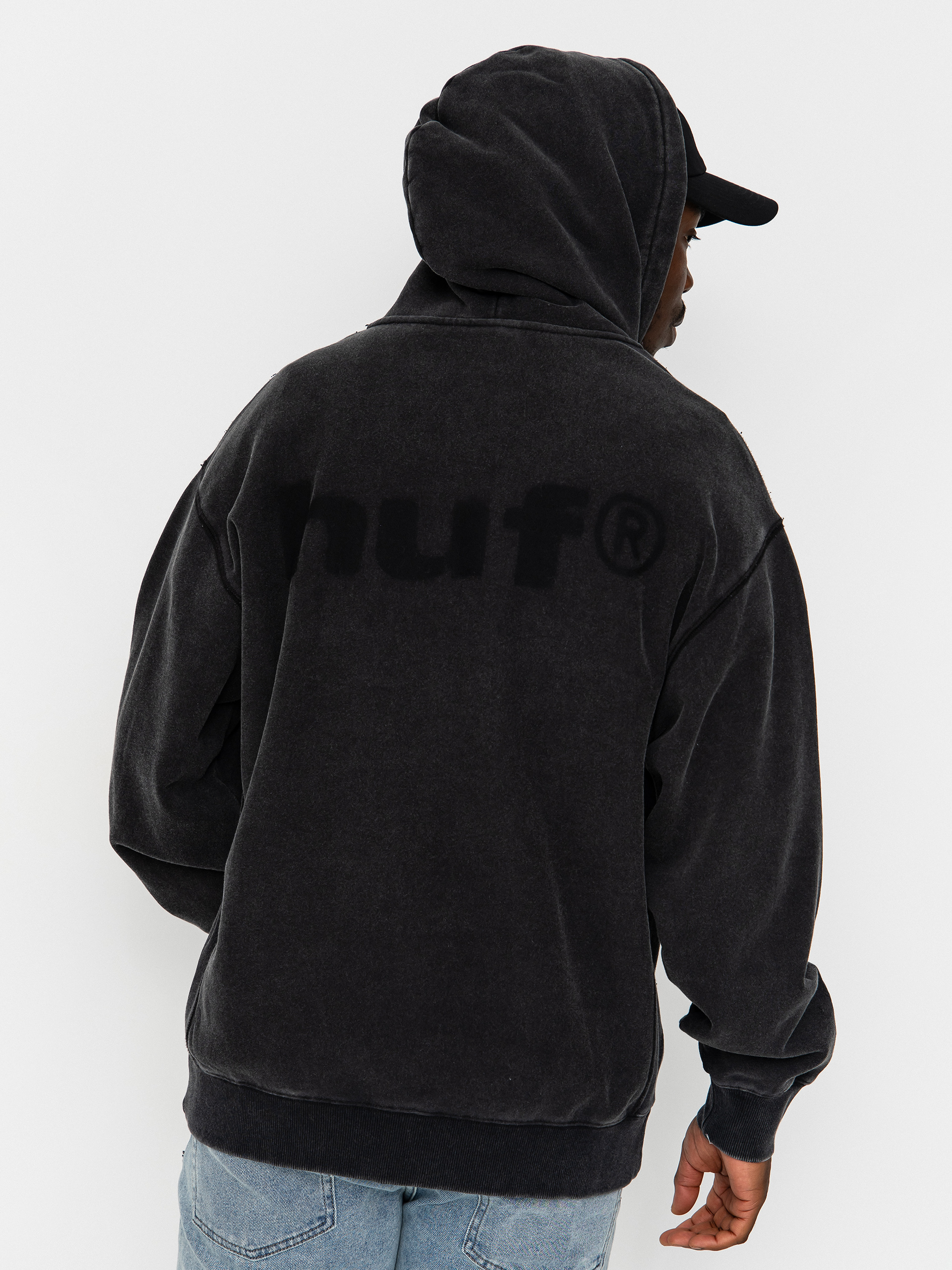 Bluza z kapturem HUF Pacific Wash ZHD (black)