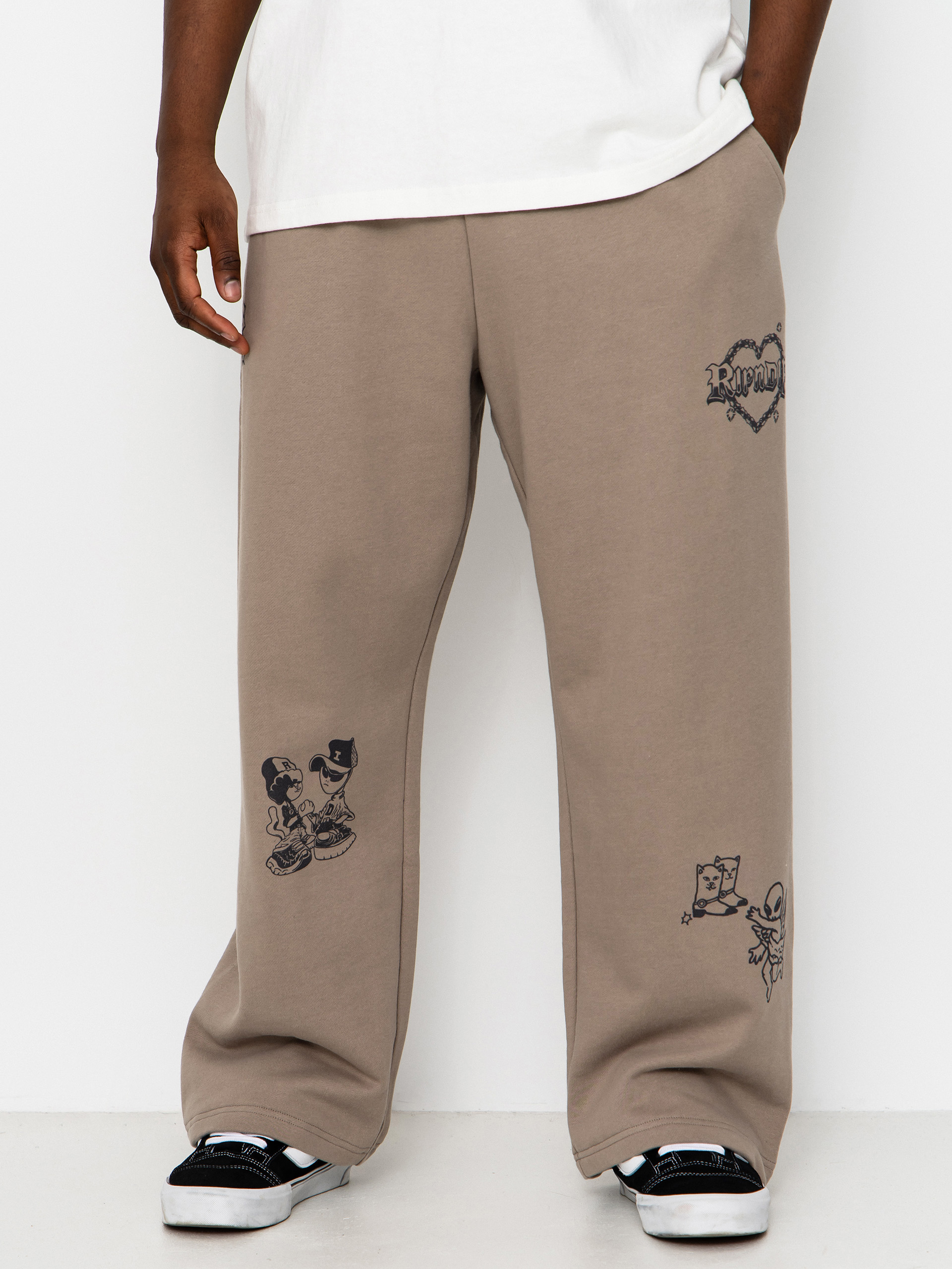 Spodnie RipNDip Westside Straight Leg (dark sand wash)