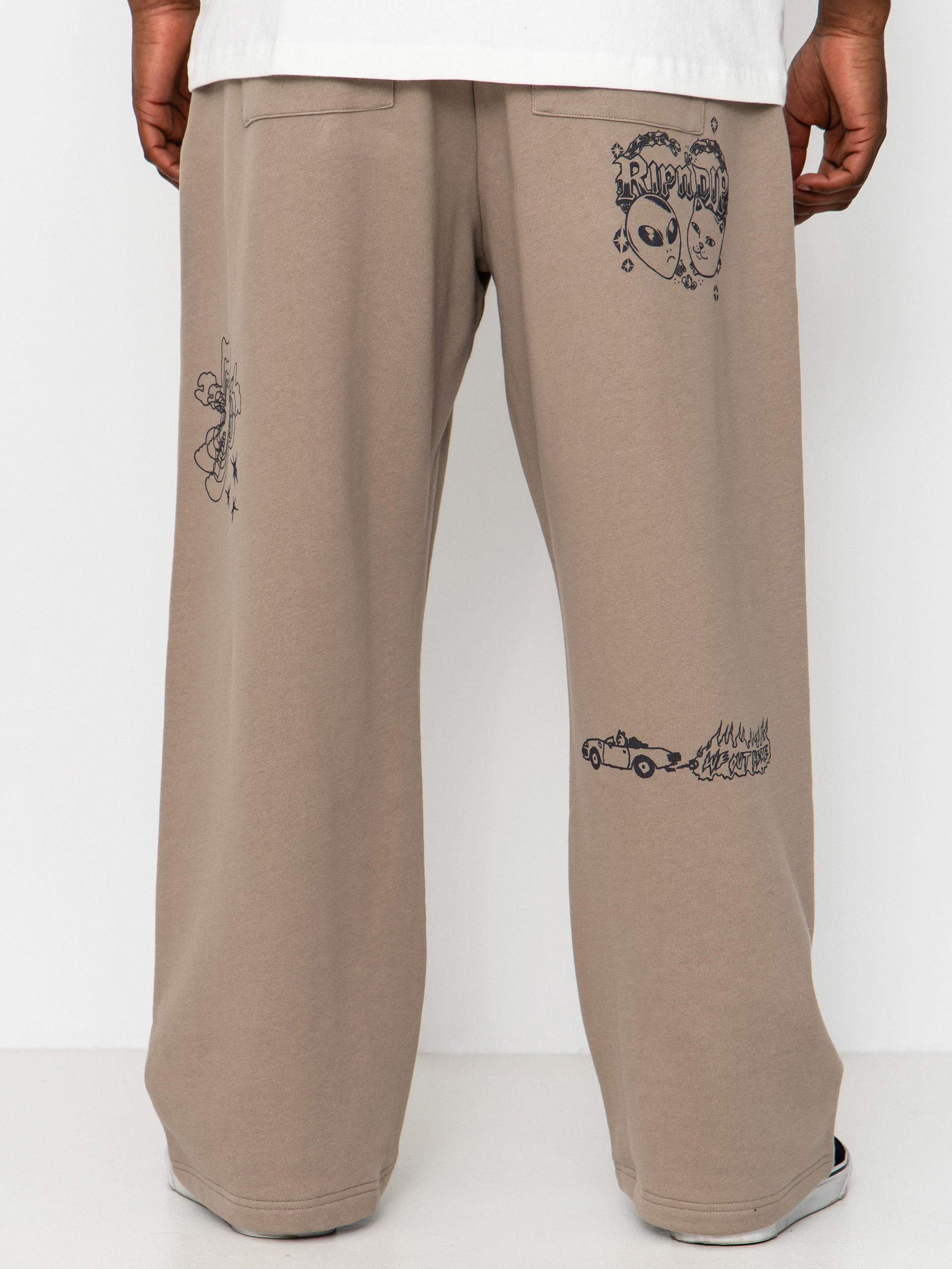 Spodnie RipNDip Westside Straight Leg (dark sand wash)