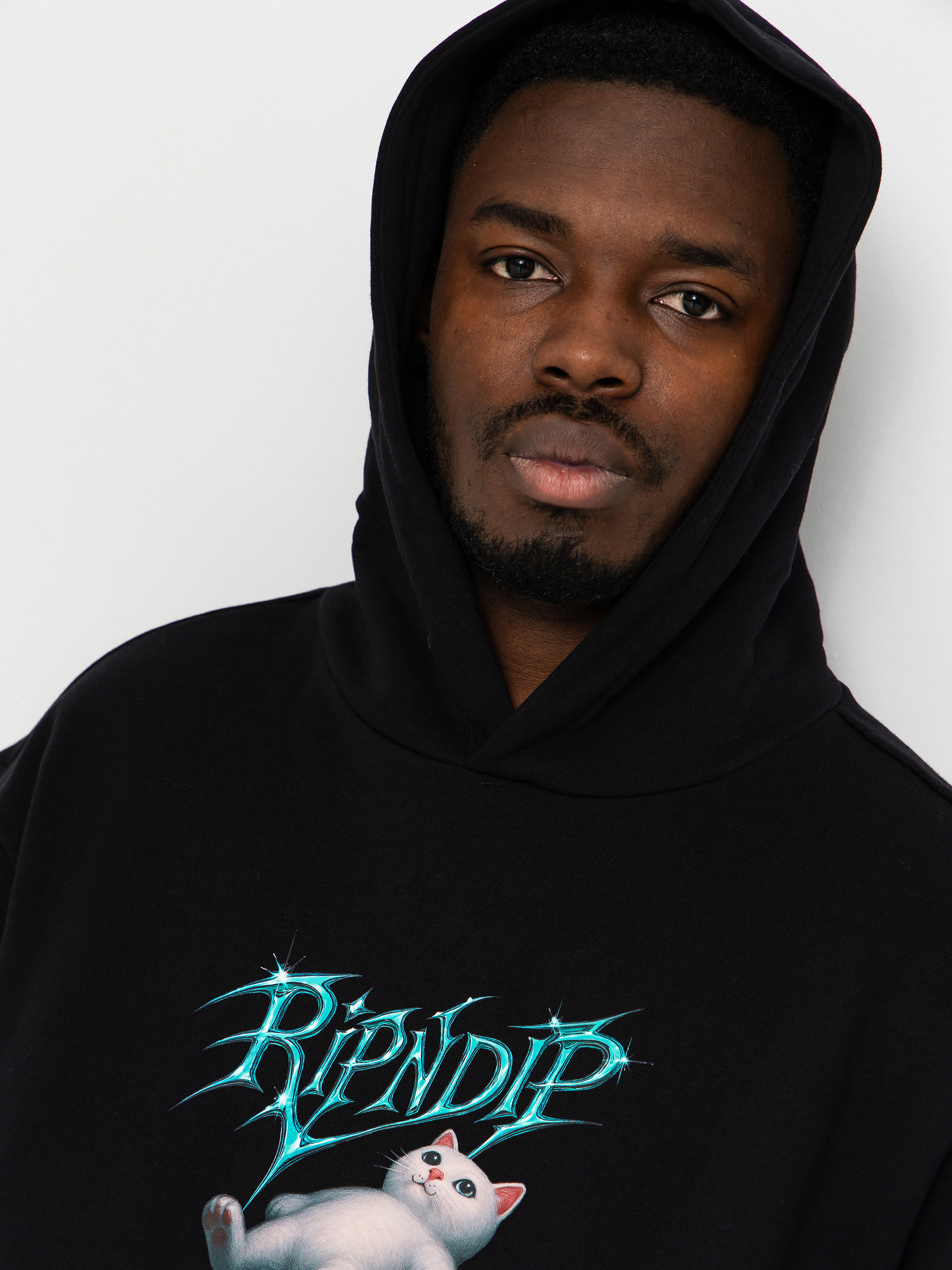 Bluza z kapturem RipNDip Space Vision HD (black)