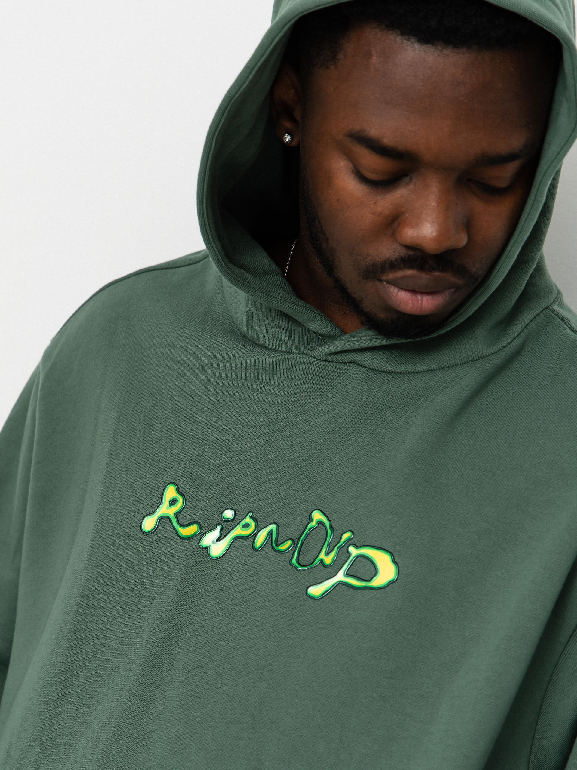 Bluza z kapturem RipNDip Slime HD (olive)