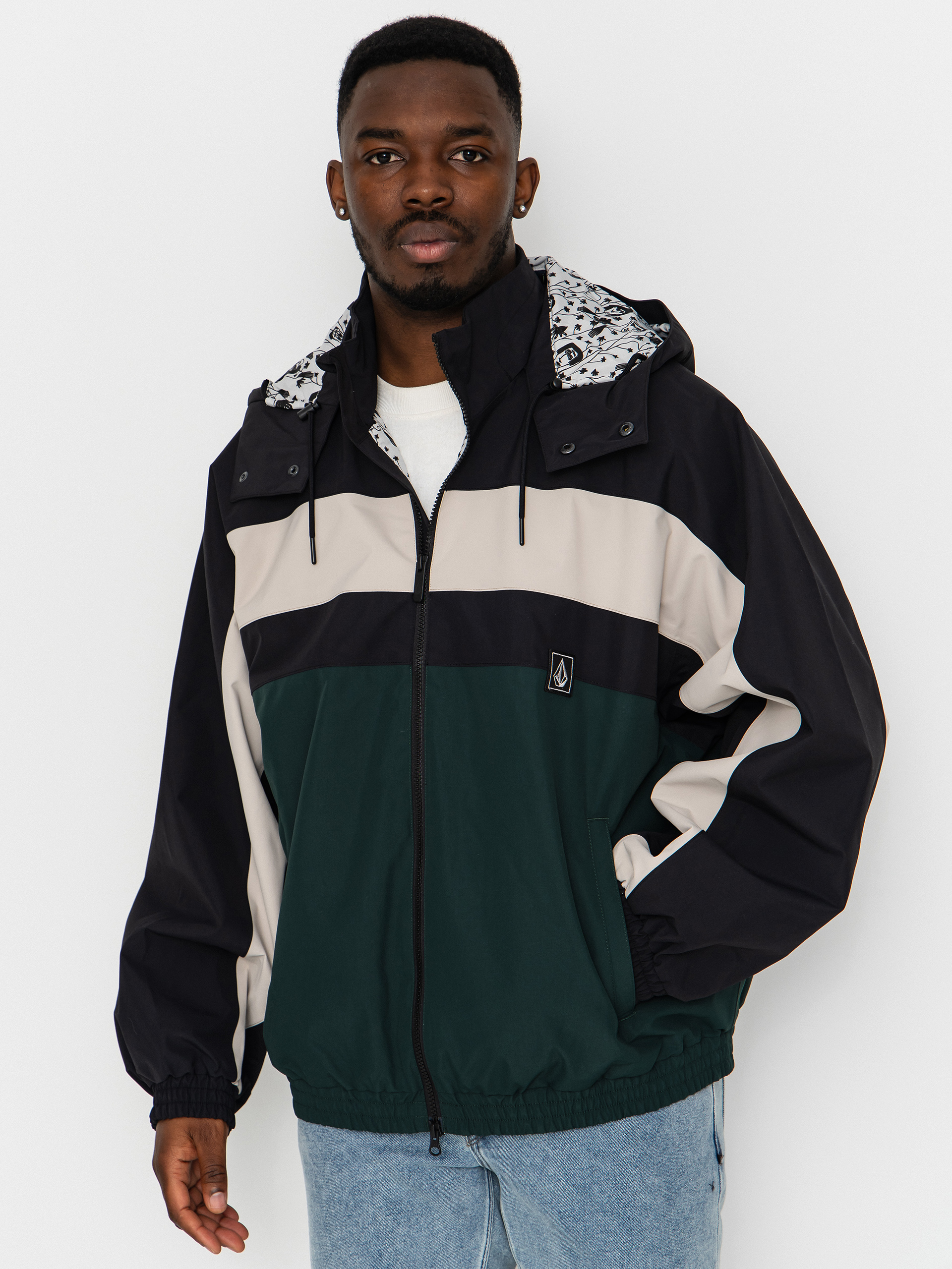 Kurtka snowboardowa Volcom Dlm Wmn (black green)