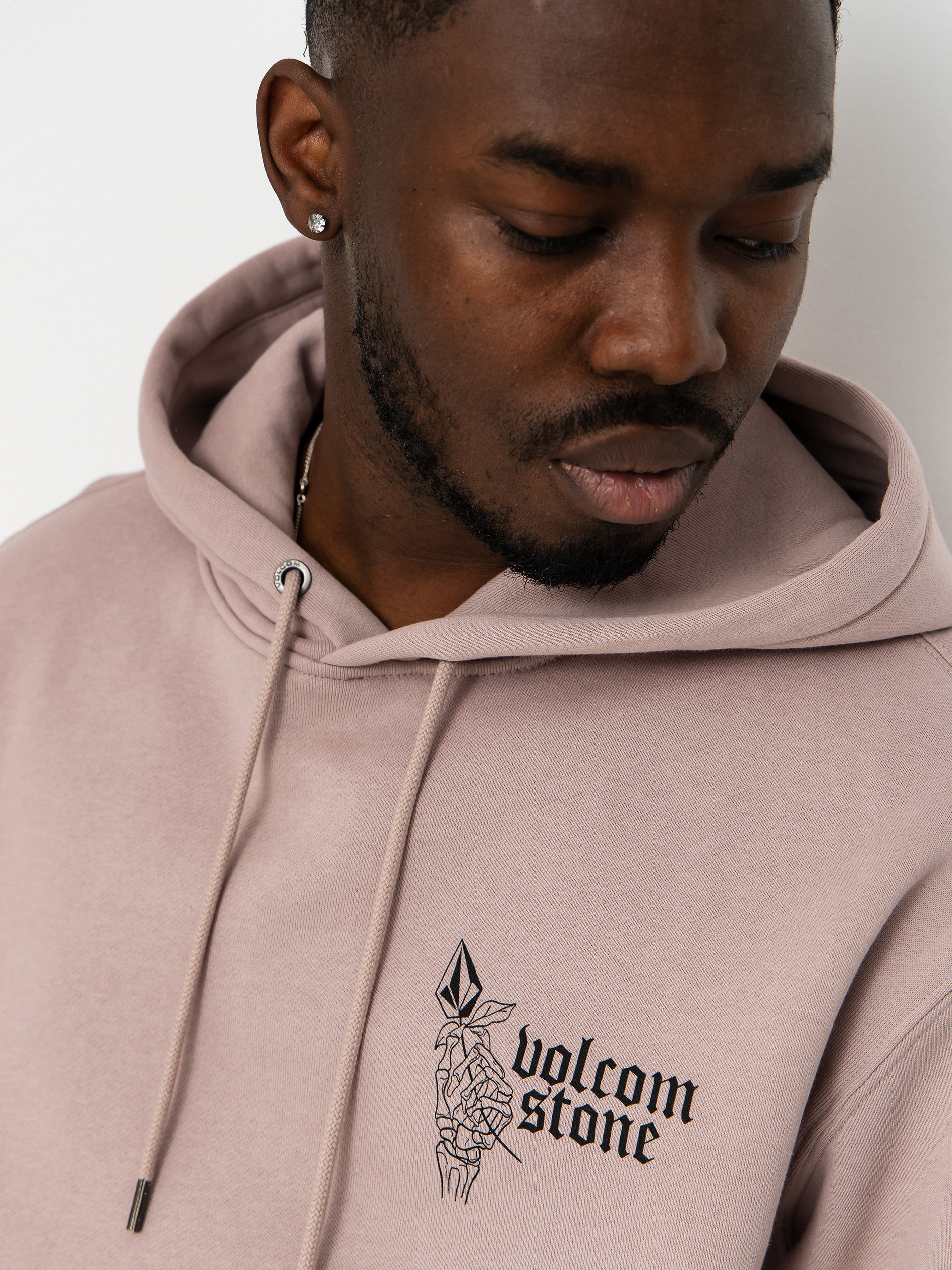 Bluza z kapturem Volcom Watanite HD (bark brown)