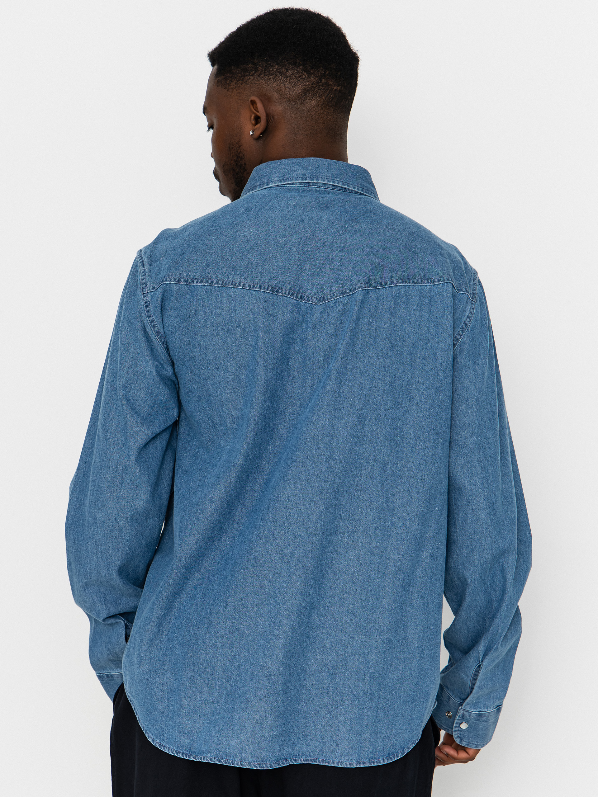 Koszula Brixton Waylon Lw Overshirt (med wash chambrey)