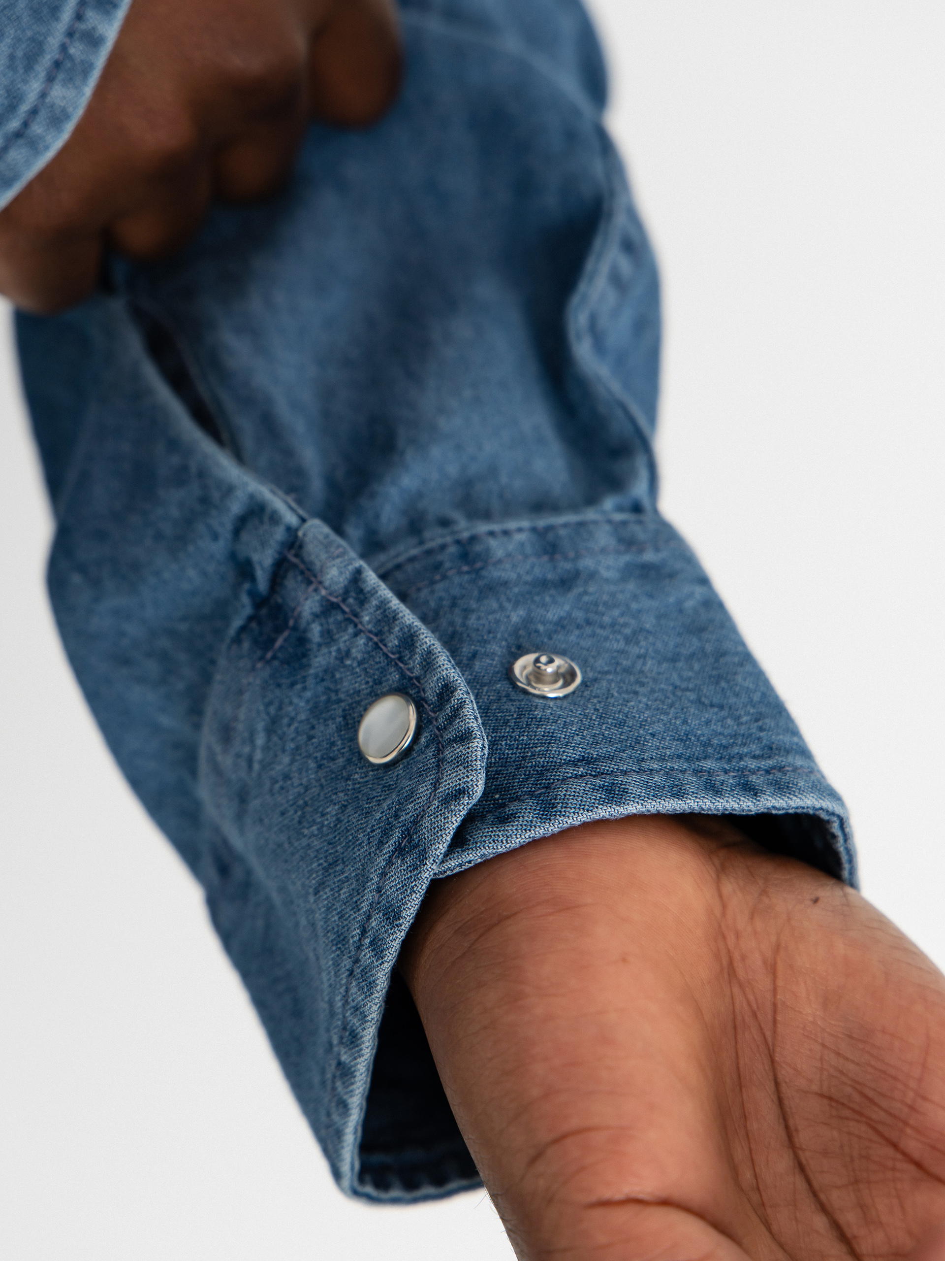 Koszula Brixton Waylon Lw Overshirt (med wash chambrey)