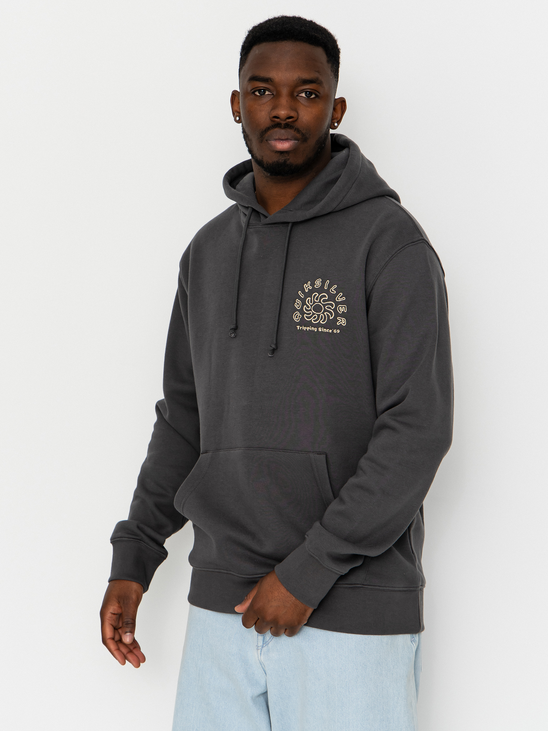 Bluza z kapturem Quiksilver Salt Water Graphic HD (iron gate)