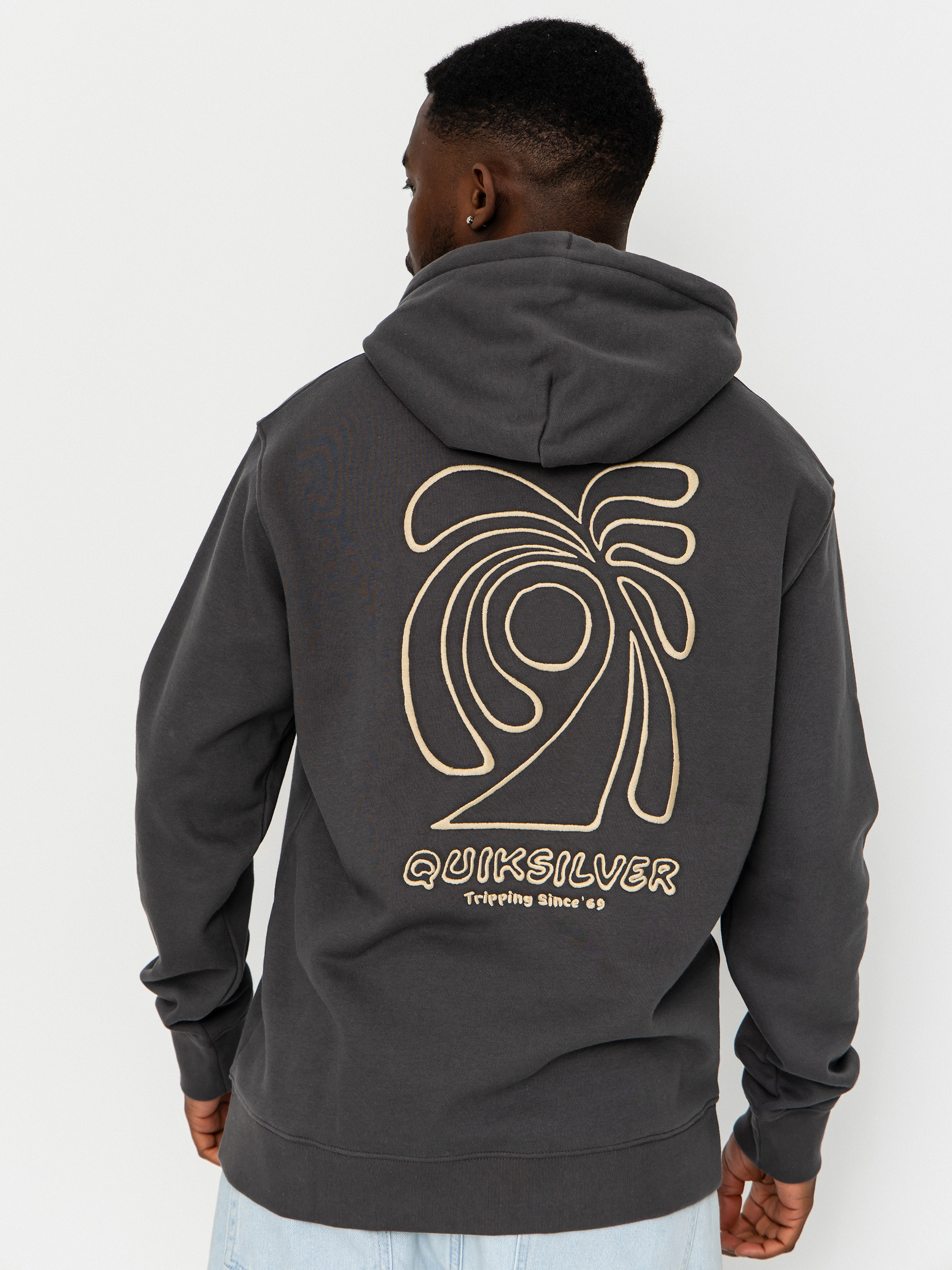 Bluza z kapturem Quiksilver Salt Water Graphic HD (iron gate)