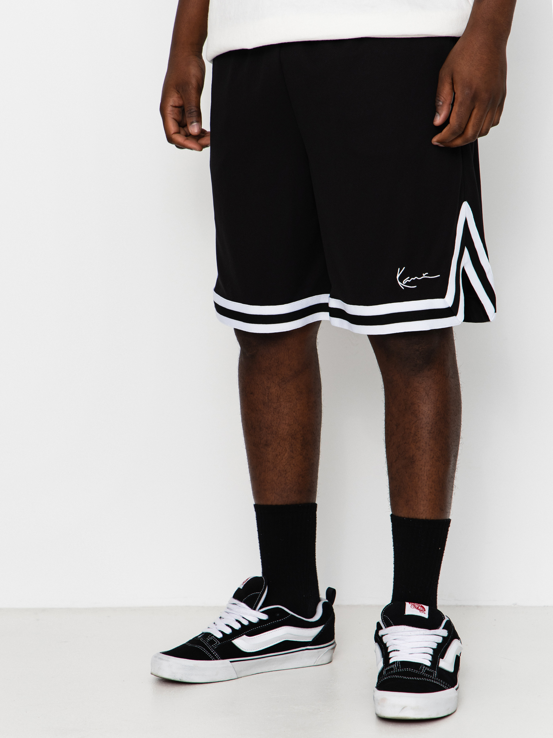 Szorty Karl Kani Signature Mesh (black/white)