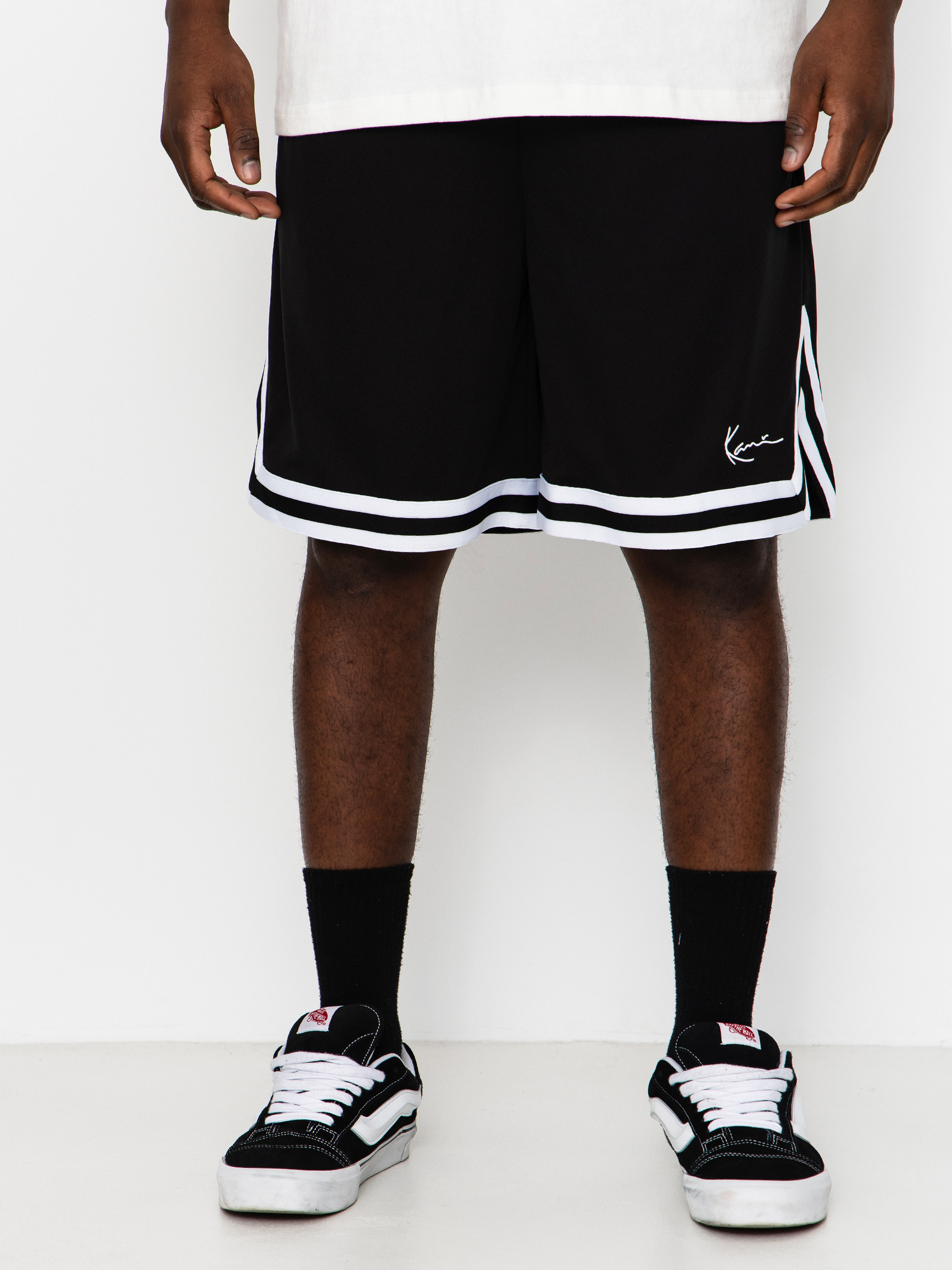 Szorty Karl Kani Signature Mesh (black/white)