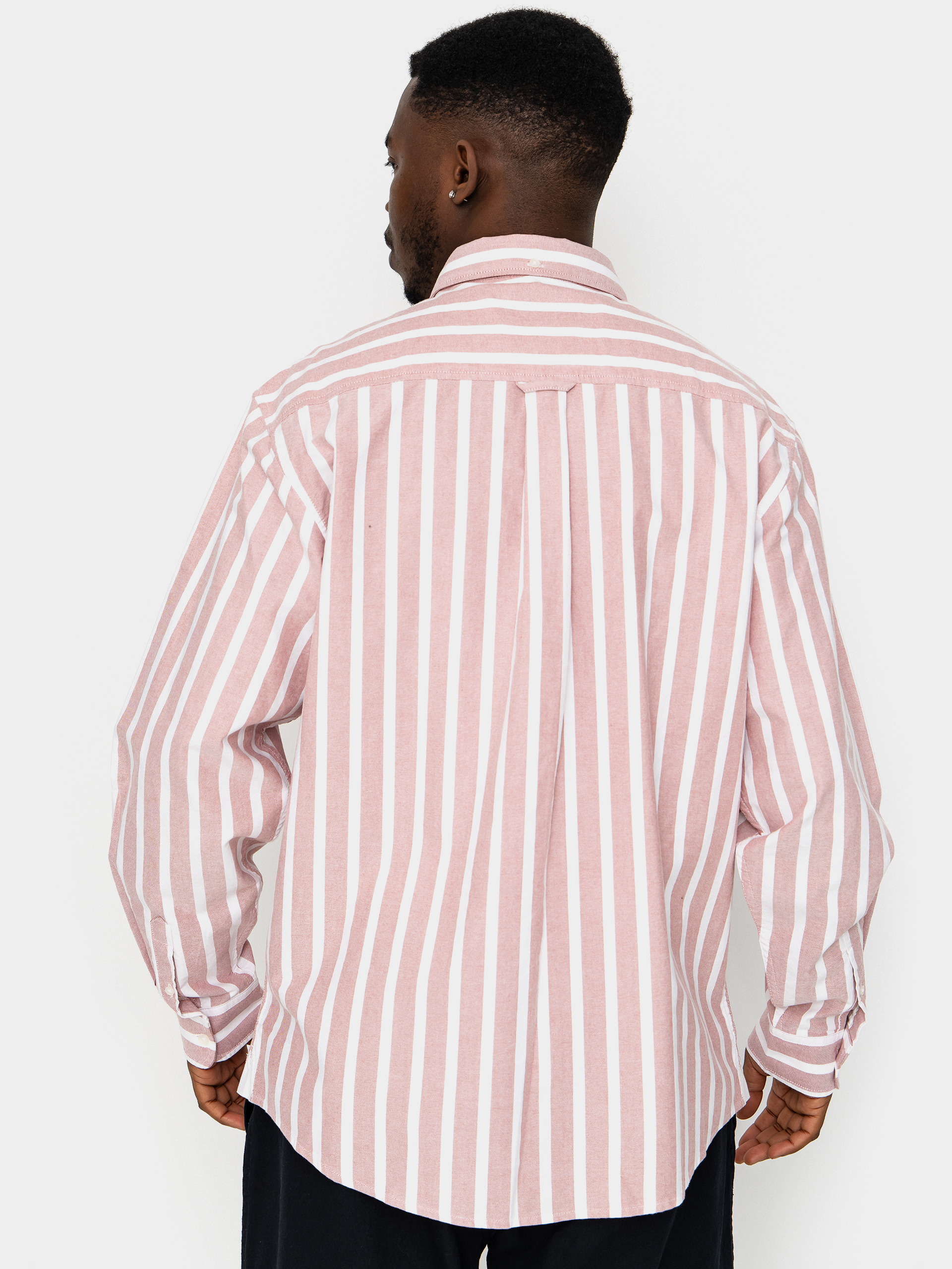 Koszula Carhartt WIP Deven (deven stripe/oxide red/white)