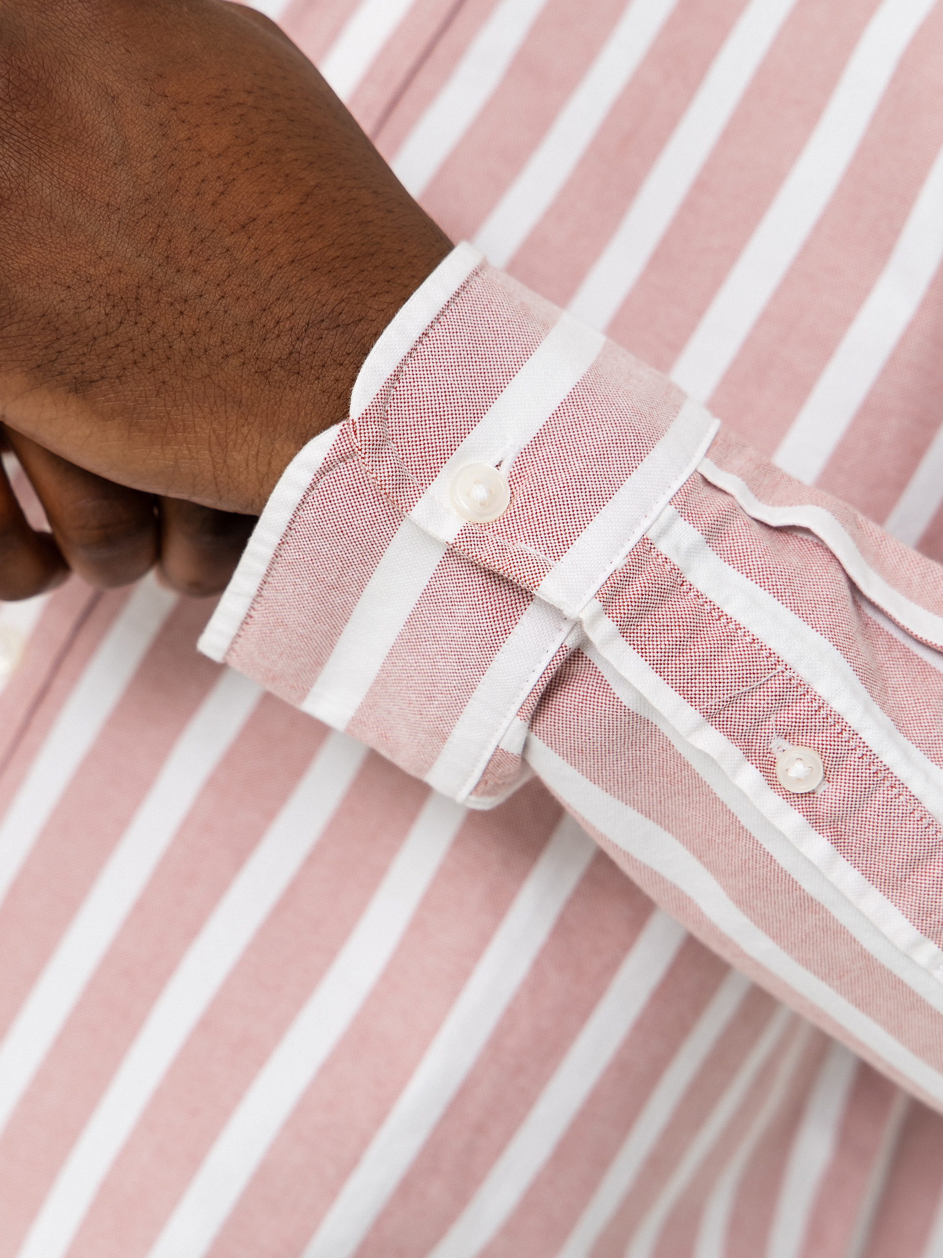 Koszula Carhartt WIP Deven (deven stripe/oxide red/white)