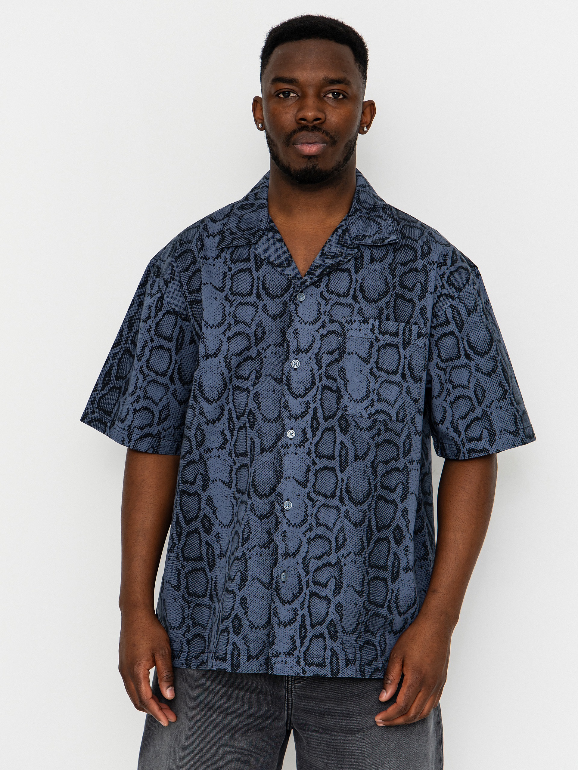 Koszula Carhartt WIP Snake Camo (snake camo/velvet blue)