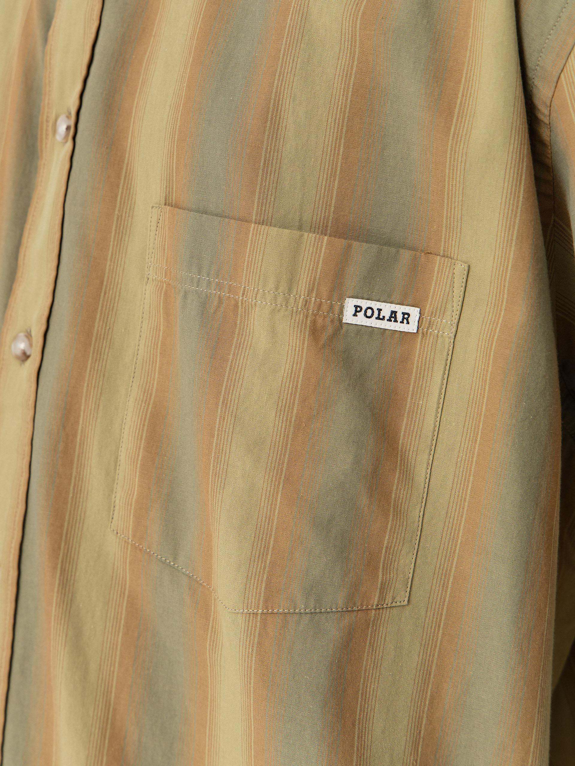 Koszula Polar Skate Ben (green stripe)